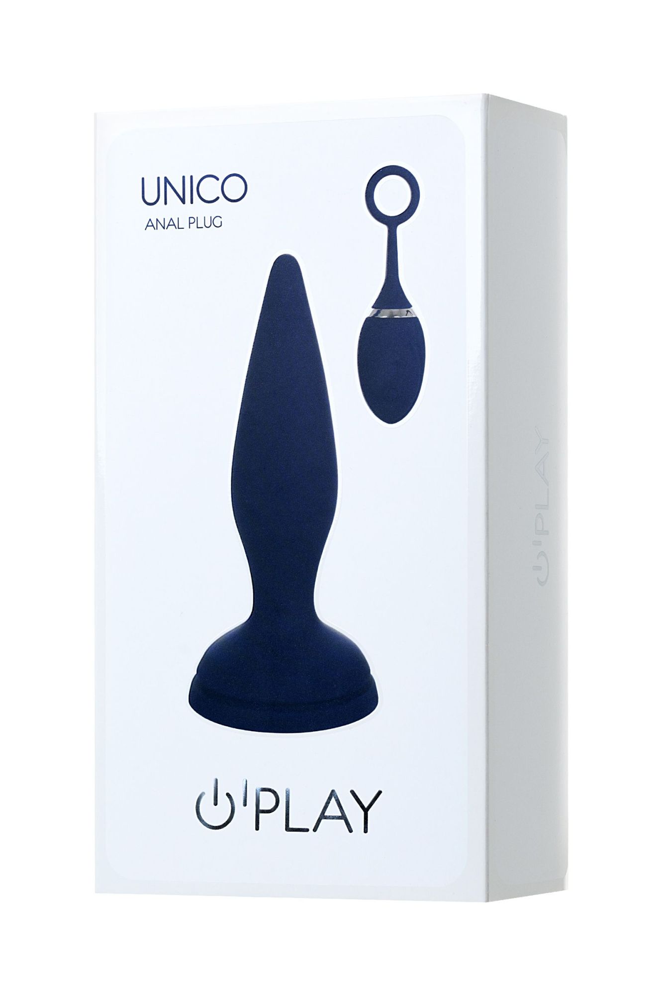 анальная вибровтулка o'play unico с пультом ду, силикон, синий, 13,5 см. в России