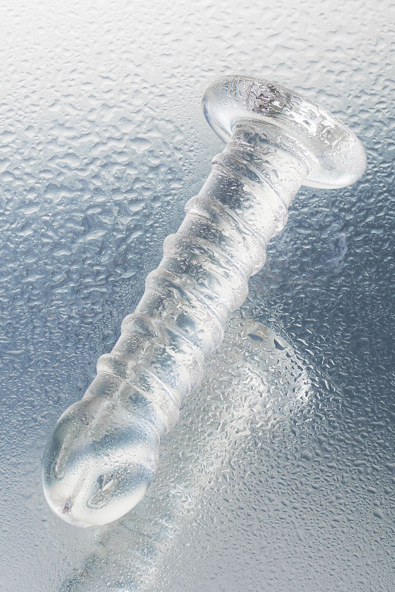 нереалистичный фаллоимитатор sexus glass, стекло, прозрачный, 16 см в России