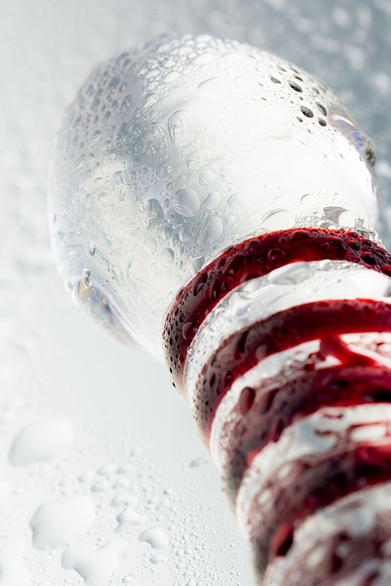 двусторонний фаллоимитатор sexus glass, стекло, прозрачный, 21 см в России
