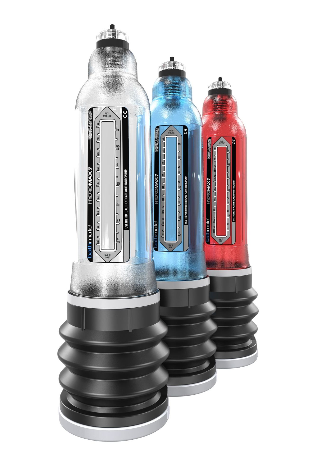 гидропомпа bathmate hydromax7, abs пластик, прозрачная, 30 см (аналог hydromax x30) в России