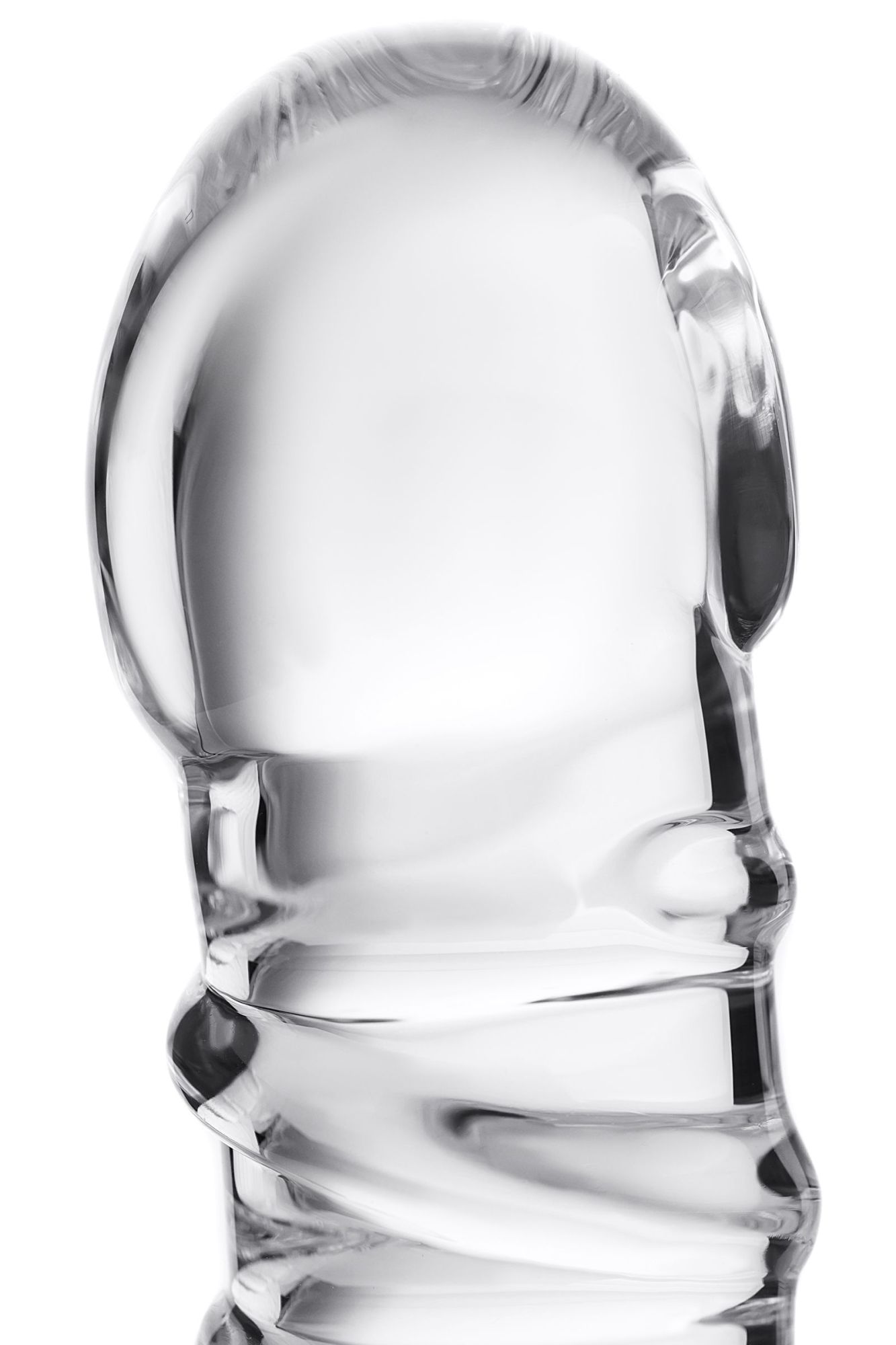 нереалистичный фаллоимитатор sexus glass, стекло, прозрачный, 16 см в России