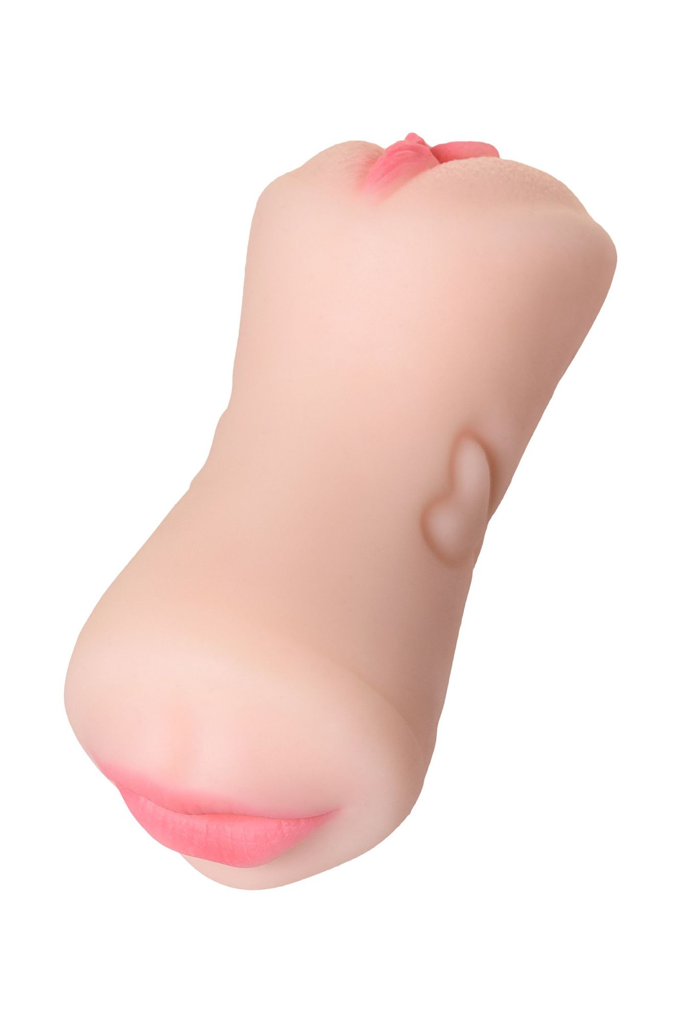 мастурбатор реалистичный toyfa juicy pussy pretty mouth, рот и вагина, softskin, телесный,17 см в России
