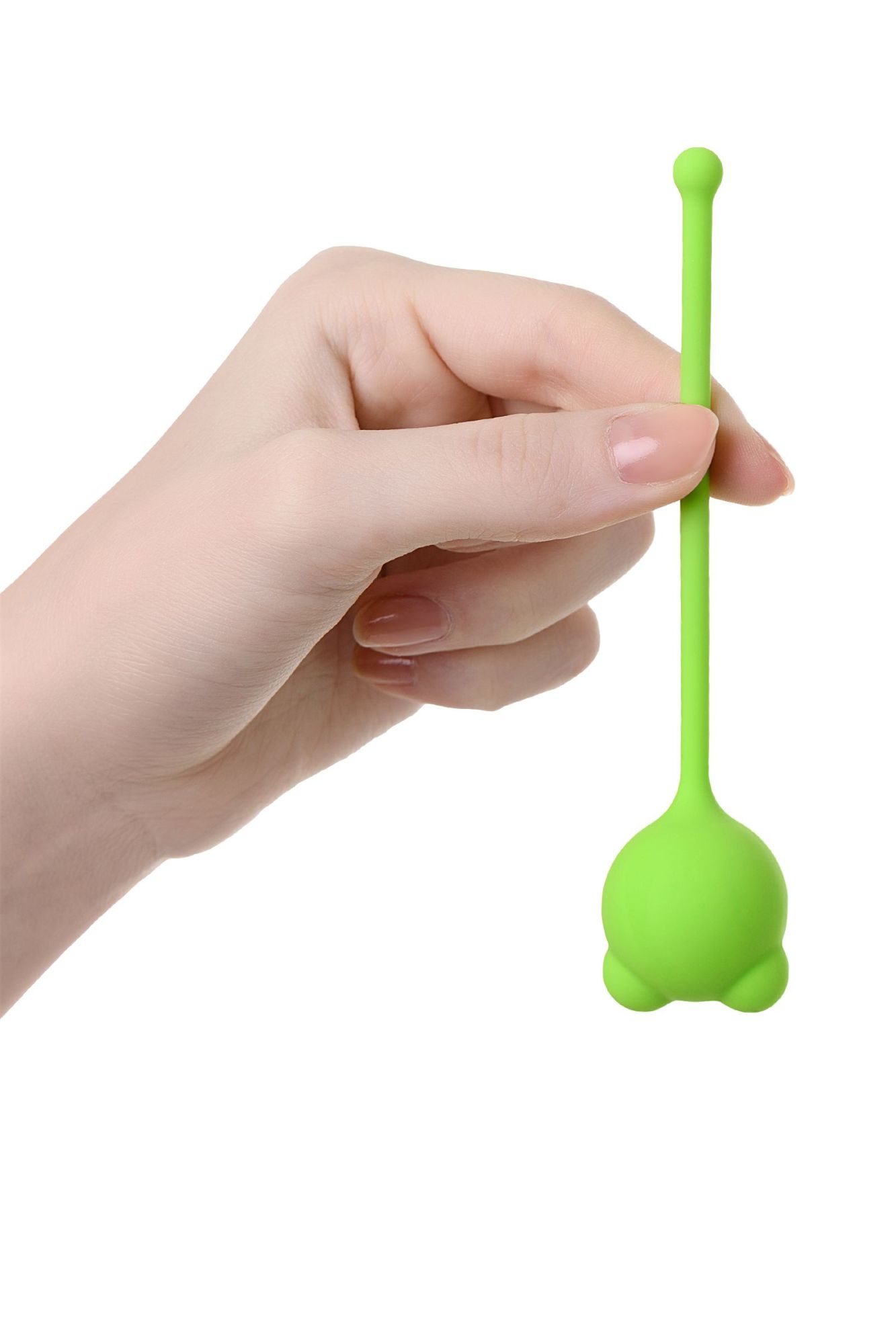 вагинальный шарик a-toys by toyfa tigo, силикон, зеленый, 12,4 см ø 2,7 см в России