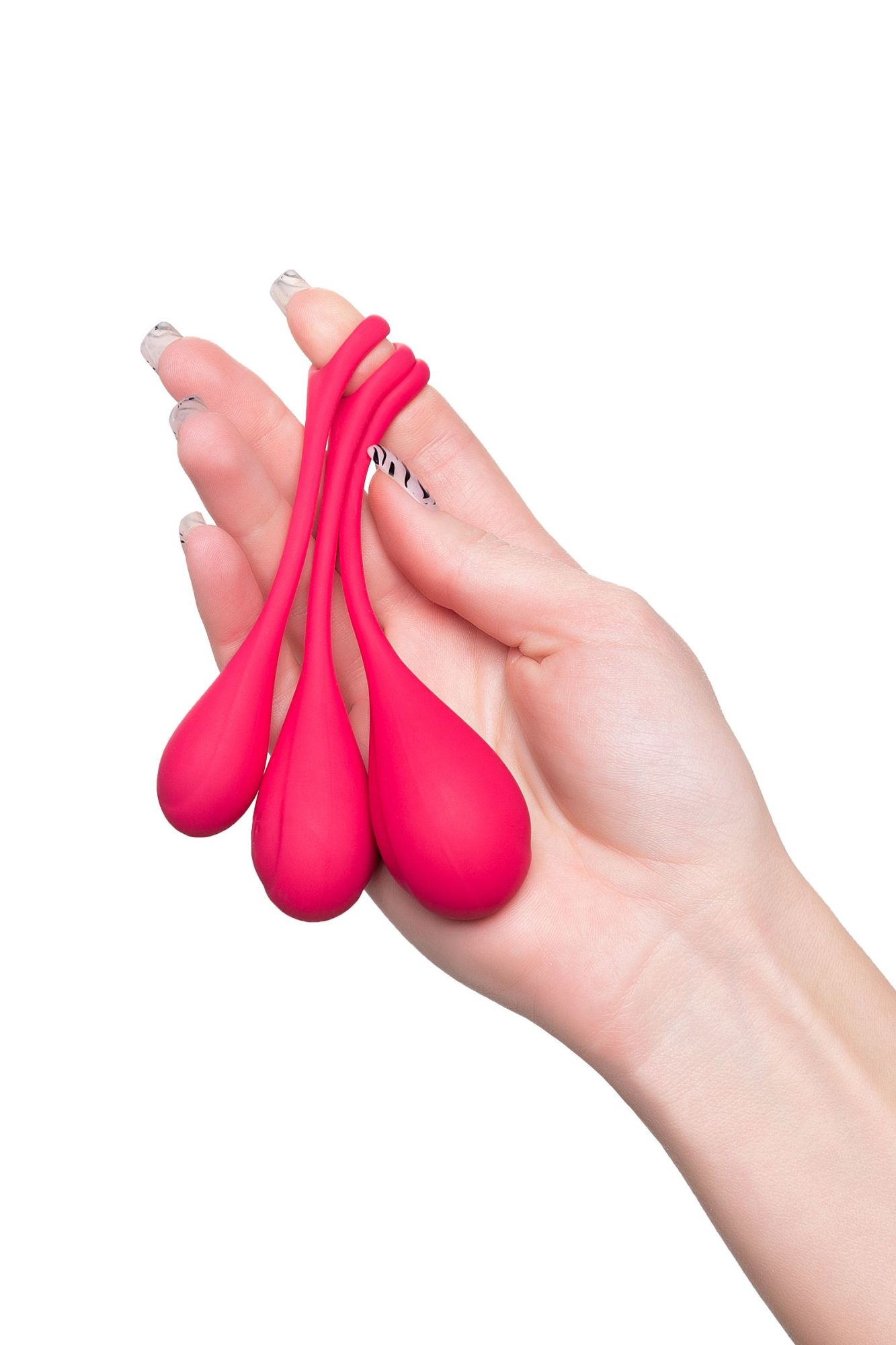 набор вагинальных шариков satisfyer yoni, силикон, красный, ø 2 см. в России