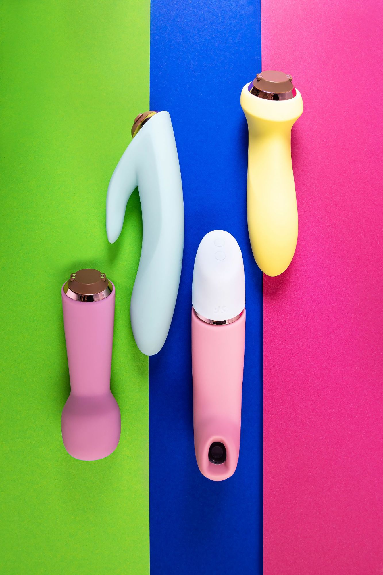 набор вибраторов satisfyer marvelous four, силикон, ассорти в России