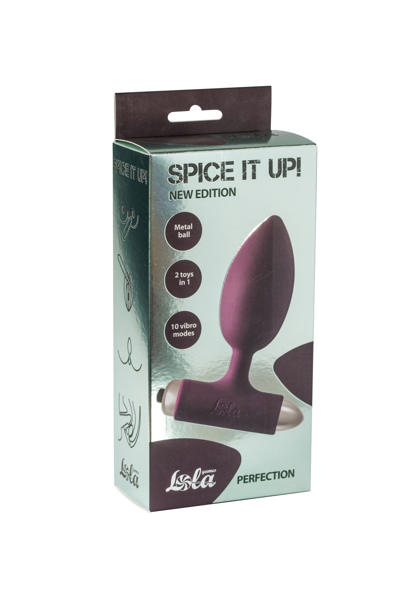 анальная пробка с вибрацией spice it up new edition perfection wine red 8014-03lola в России