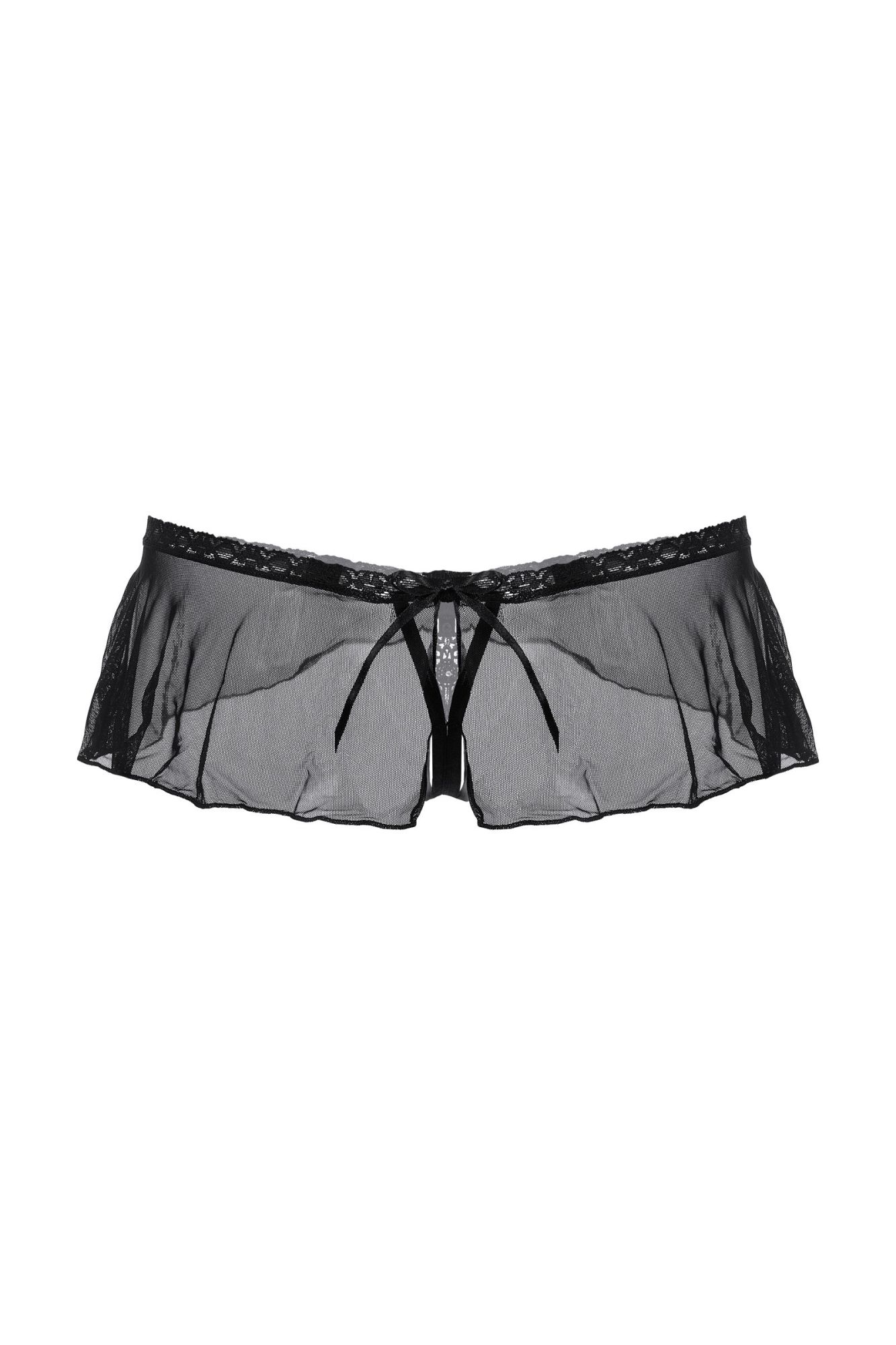 Эротическое стринги с юбочкой softline collection, черный, m/l в России