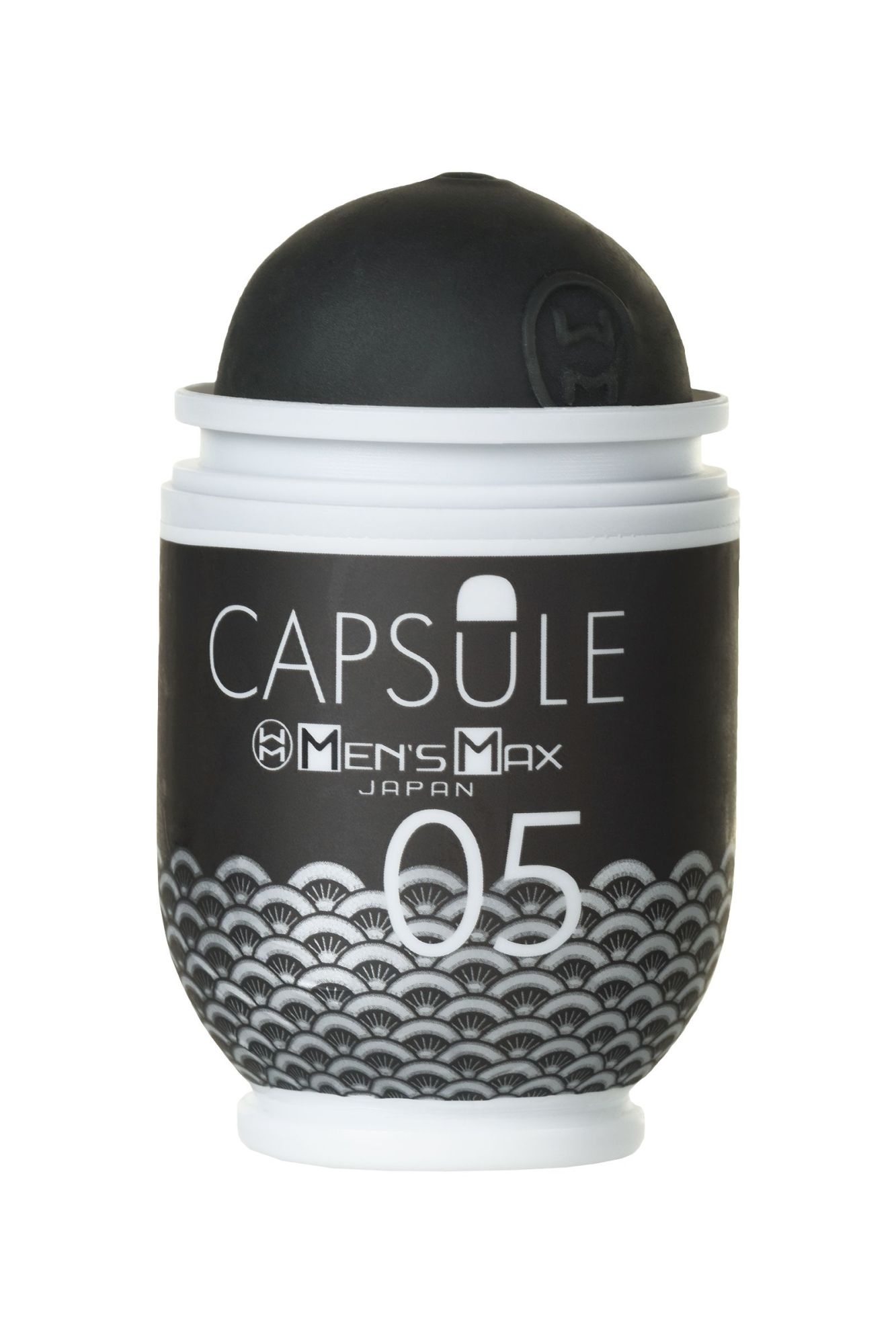 мастурбатор нереалистичный mensmax capsule 05 ougi, tpe, черный, 8 см в России