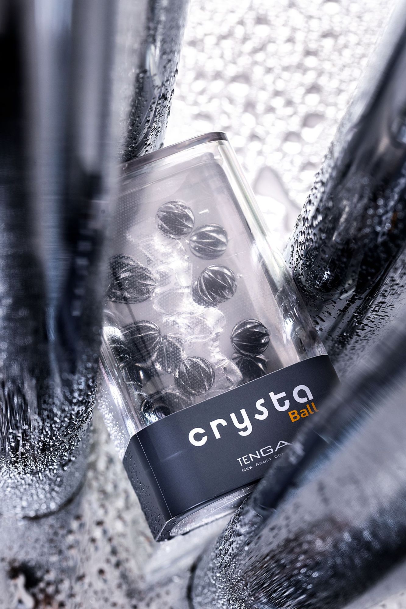 нереалистичный мастурбатор tenga crysta ball, tpe, прозрачный, 15,5 см в России