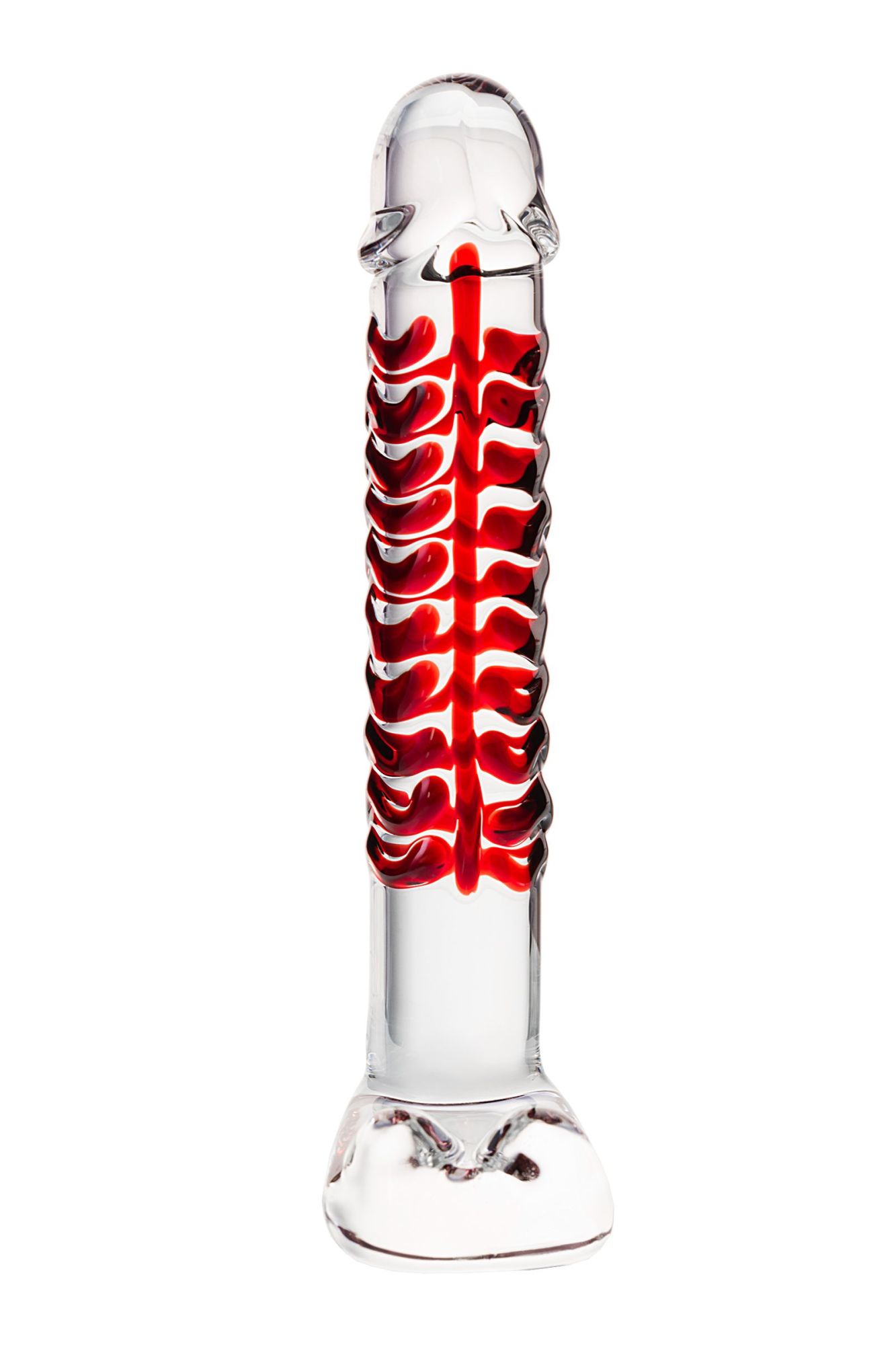 нереалистичный фаллоимитатор sexus glass, стекло, прозрачный, 16 см в России