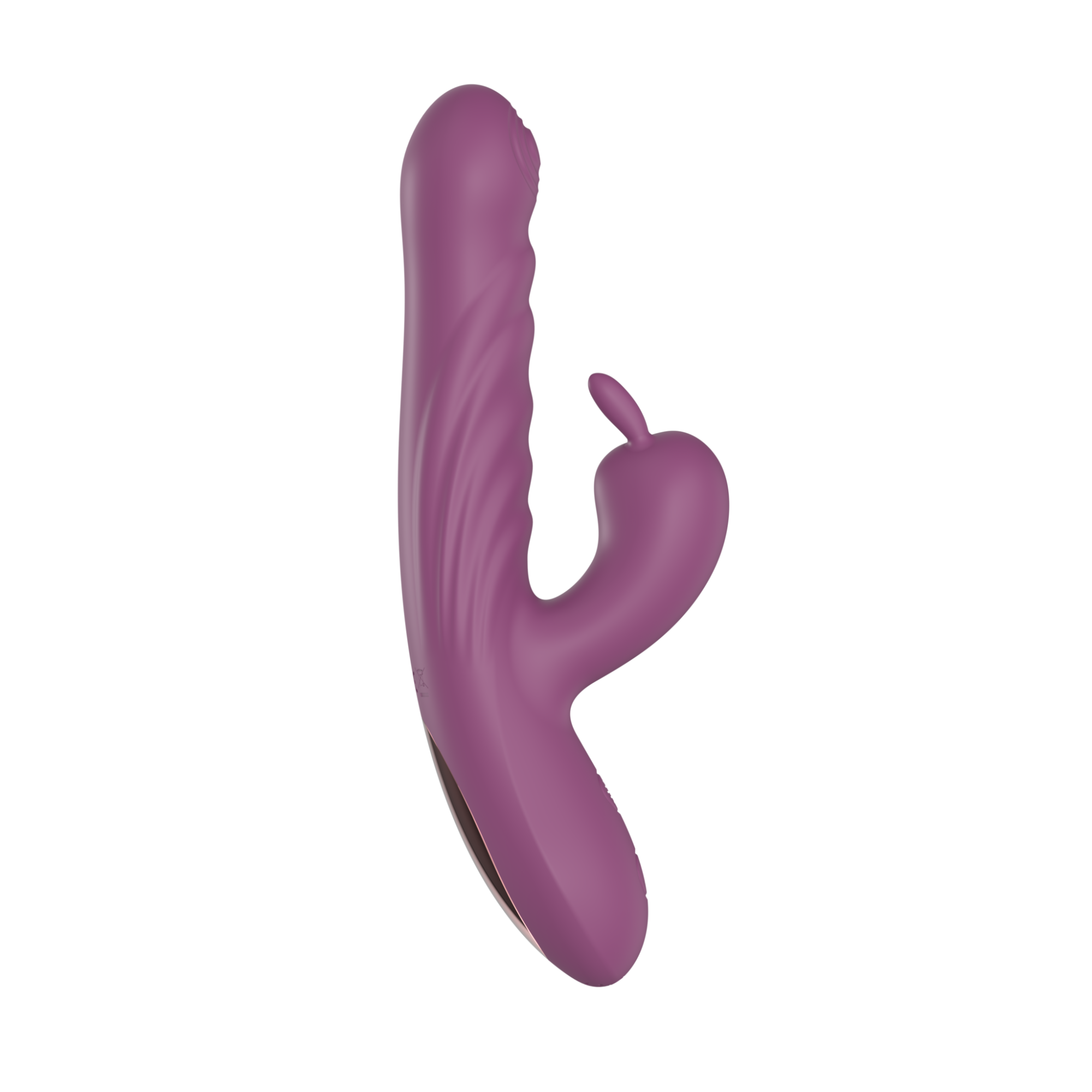 силиконовый вибратор с эффектом фрикций purple sw3027p в России