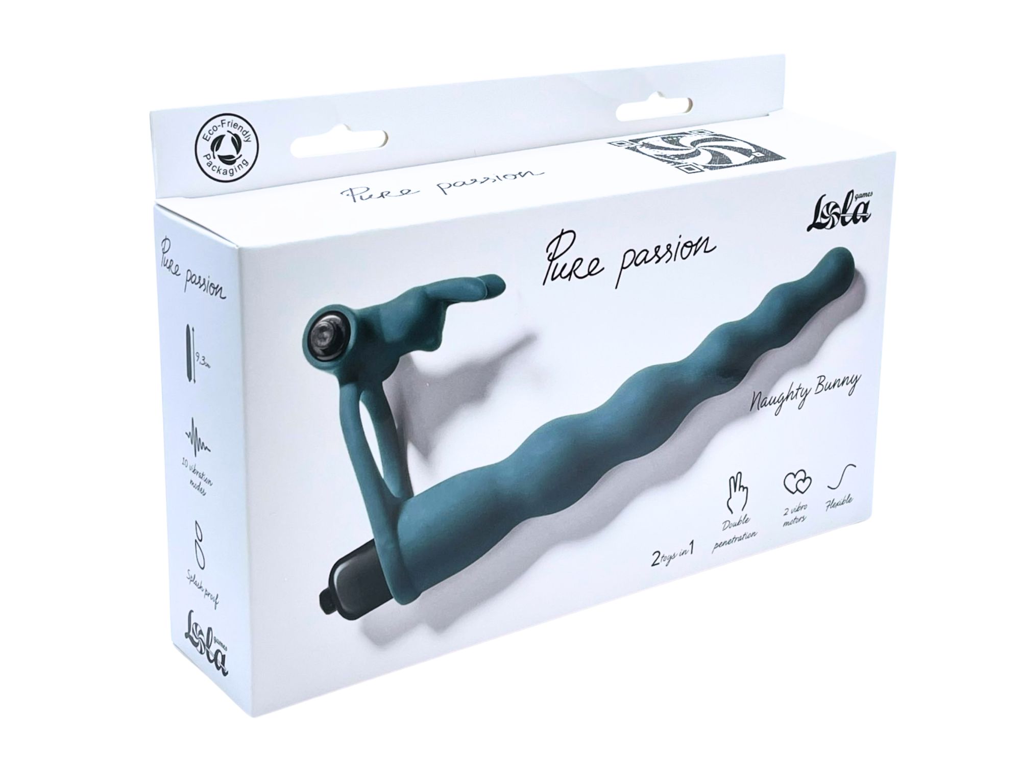 вибронасадка для двойного проникновения pure passion bunny green 1202-03lola в России