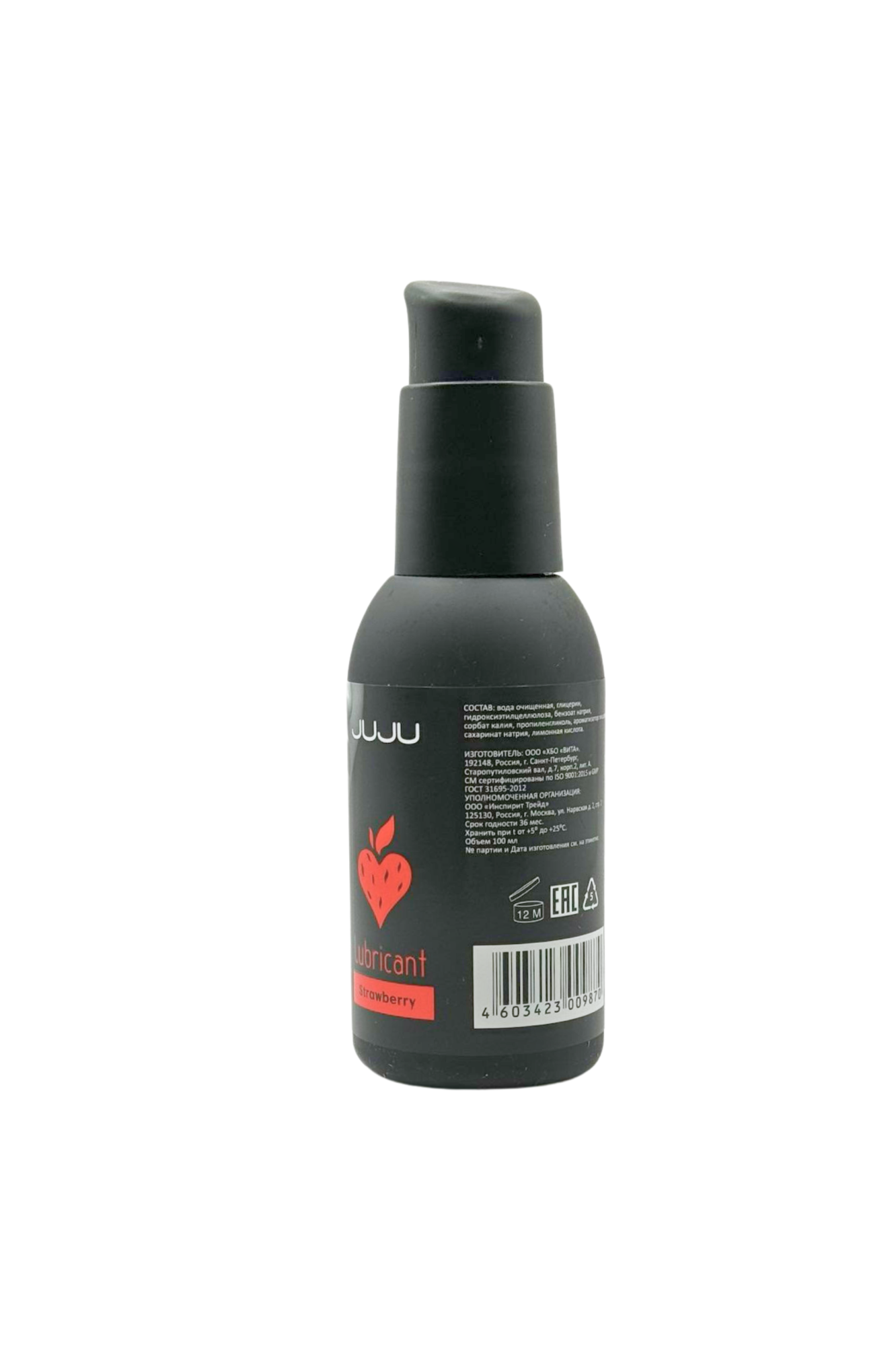 съедобный лубрикант juju клубничка 100ml 987ju в России