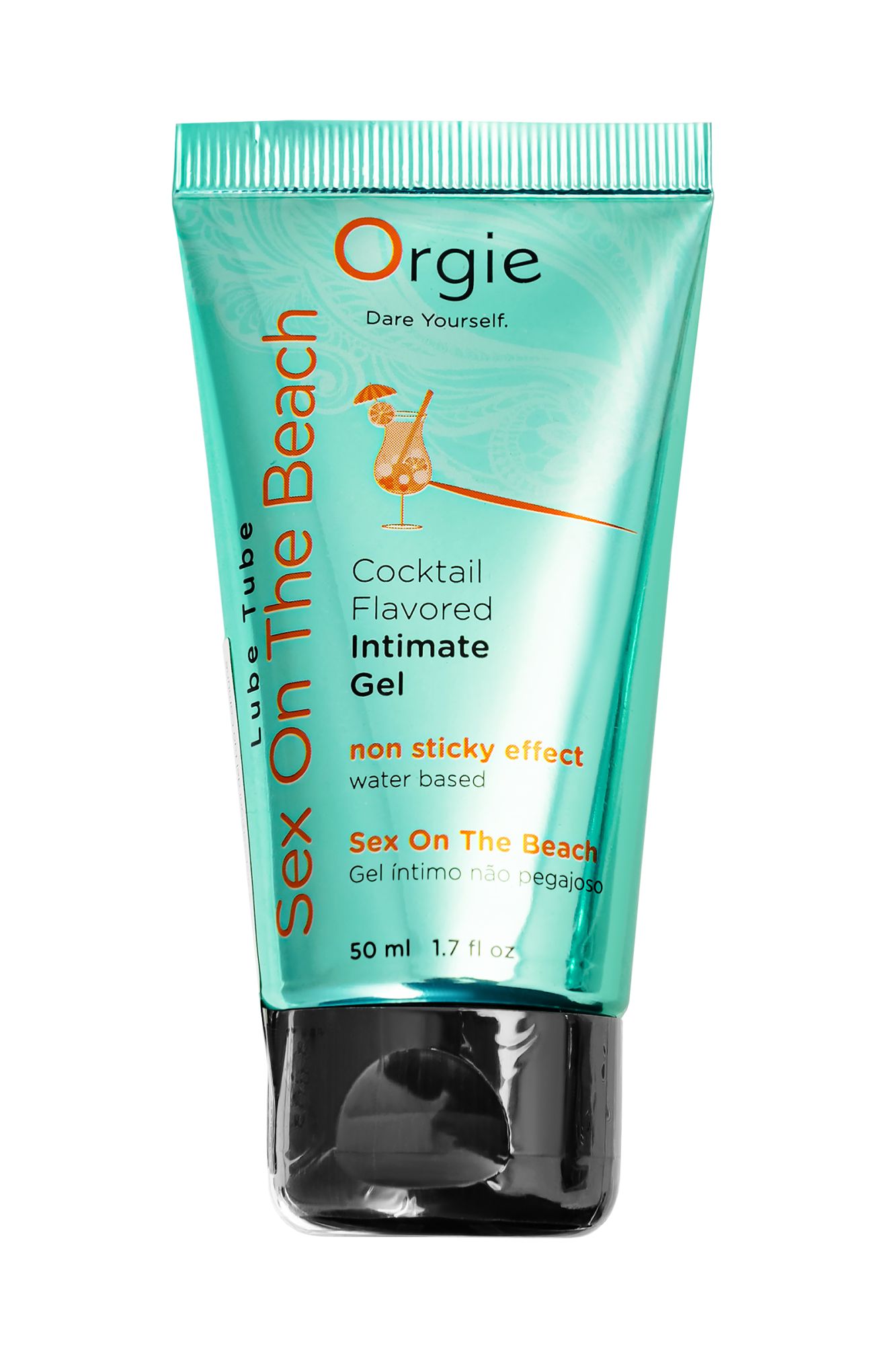 интимный гель orgie lube tube на водной основе, со вкусом коктейля секс на пляже, 50 мл в России