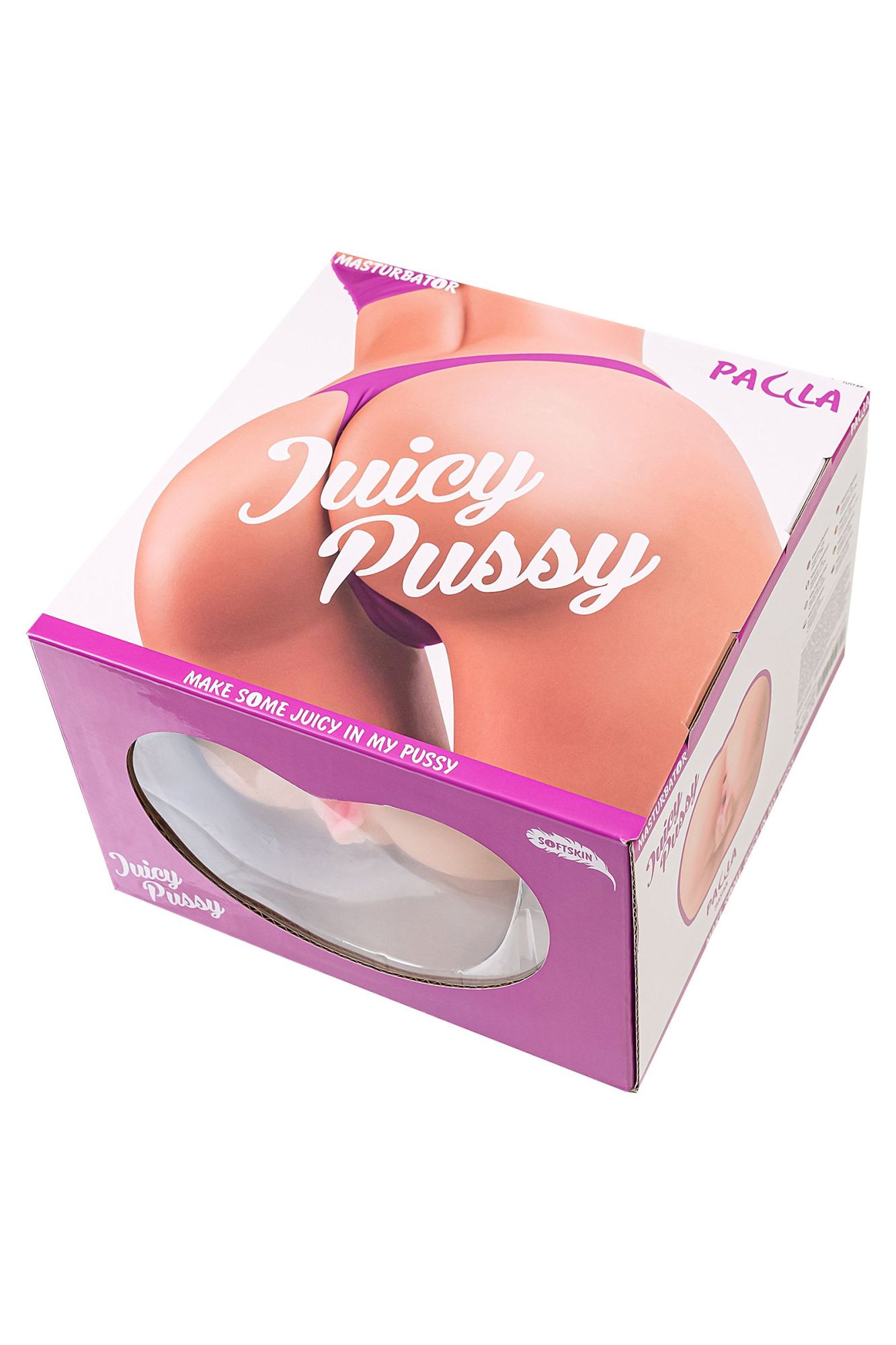 мастурбатор реалистичный juicy pussy paula, tpe, телесный, 15 см в России