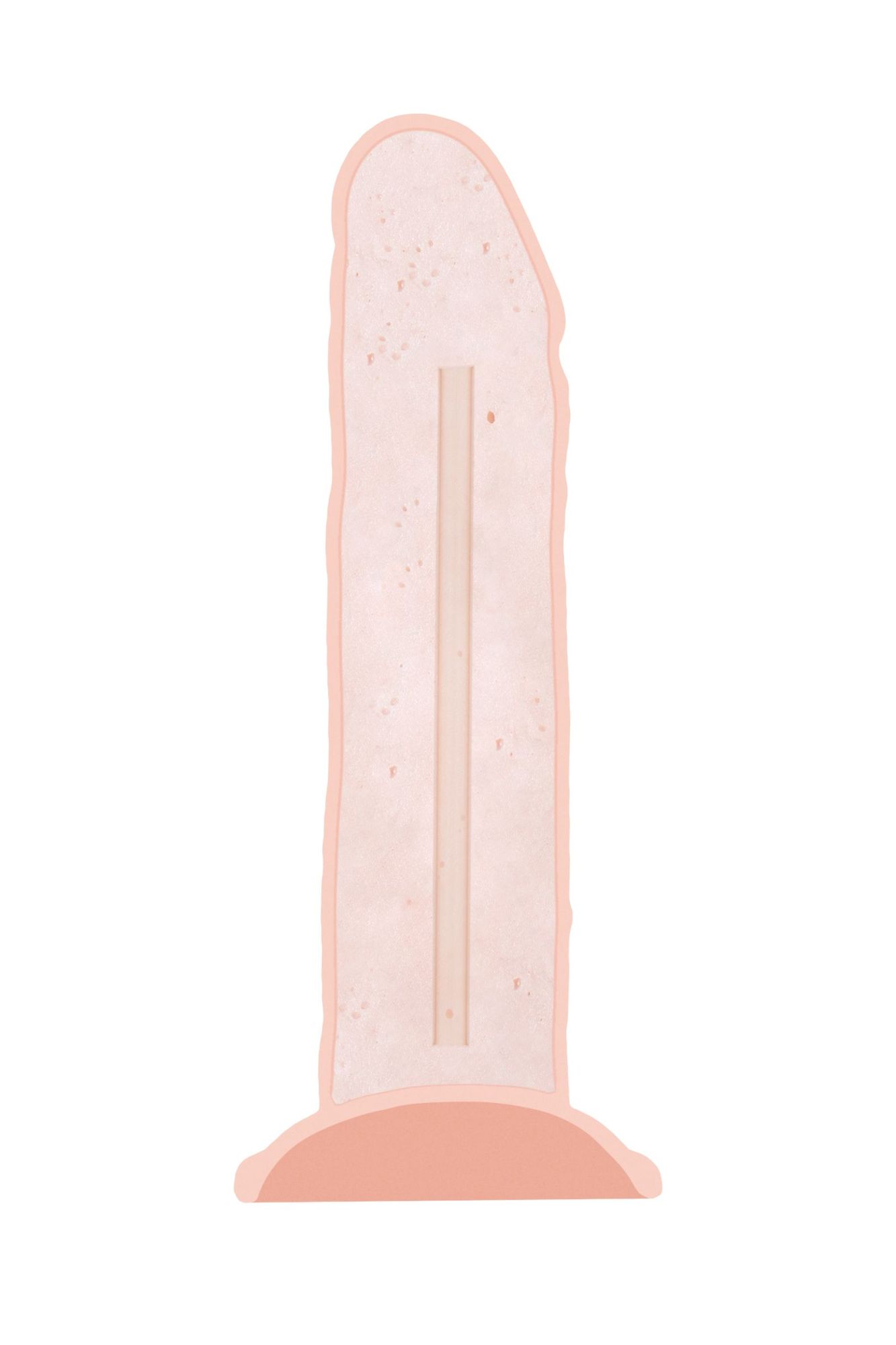 фаллоимитатор realstick silicone jared l, сайлекспан, телесный, 18 см в России