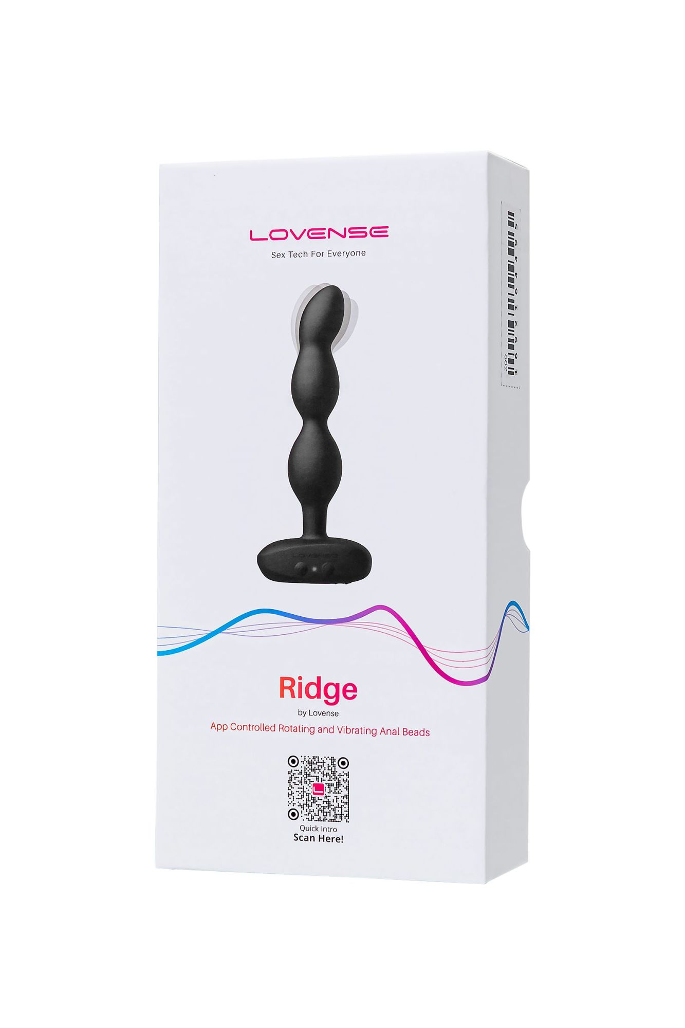 анальный стимулятор lovense ridge,силикон,черный,17,2 см в России