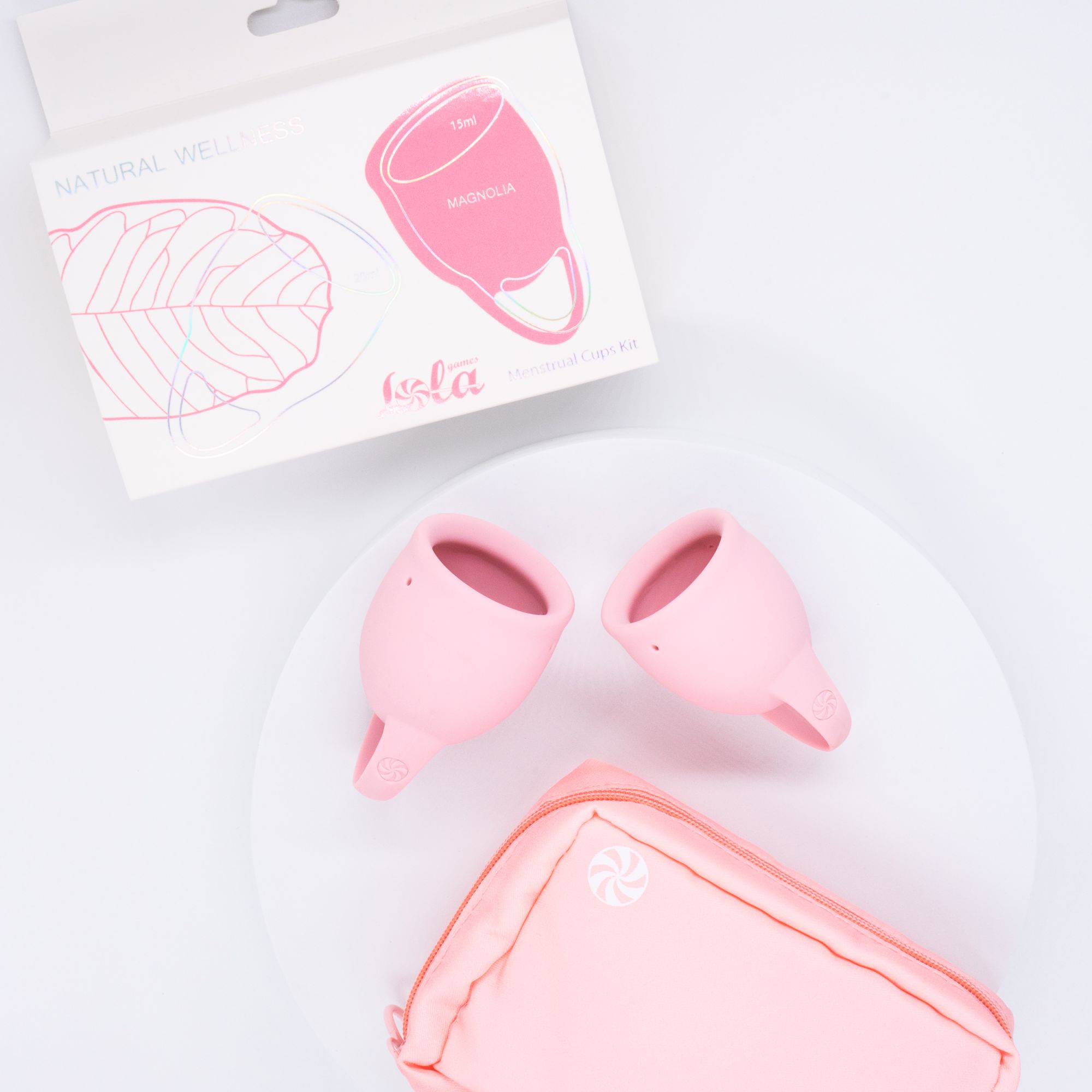 набор менструальных чаш natural wellness magnolia light pink 4000-05lola в России