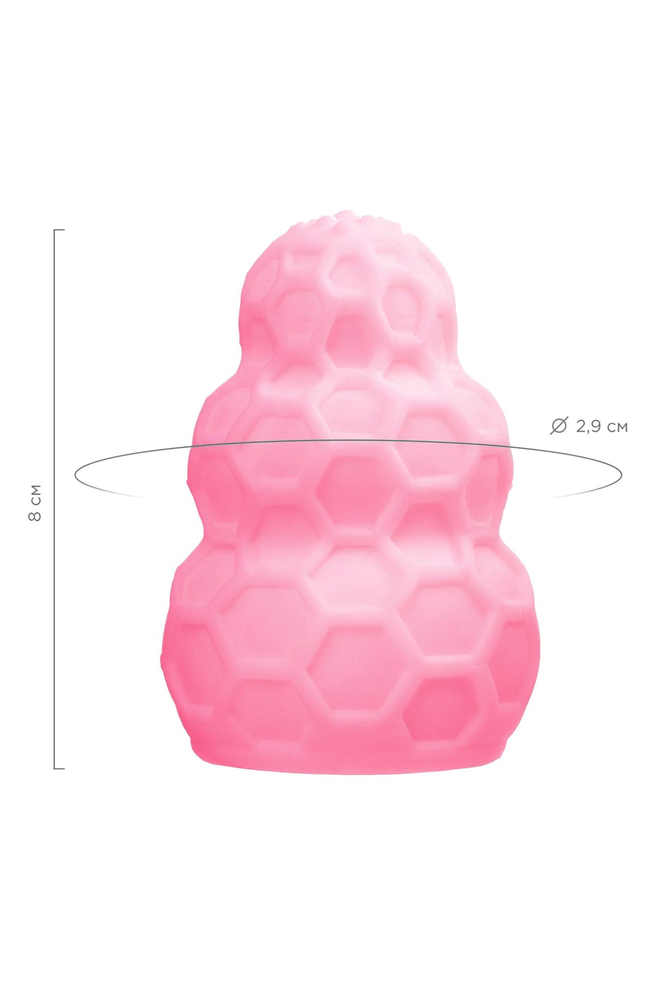 мастурбатор a-toys flaff, tpe, розовый, 8см, ø 2,9 см в России