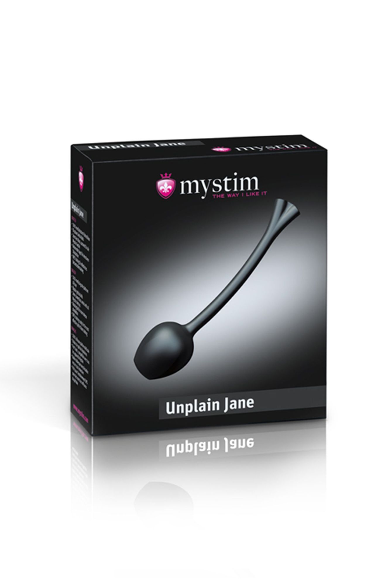вагинальные шарики mystim mono unplain jane geisha balls, электростимуляция, силикон, черные, ø 3,3 в России