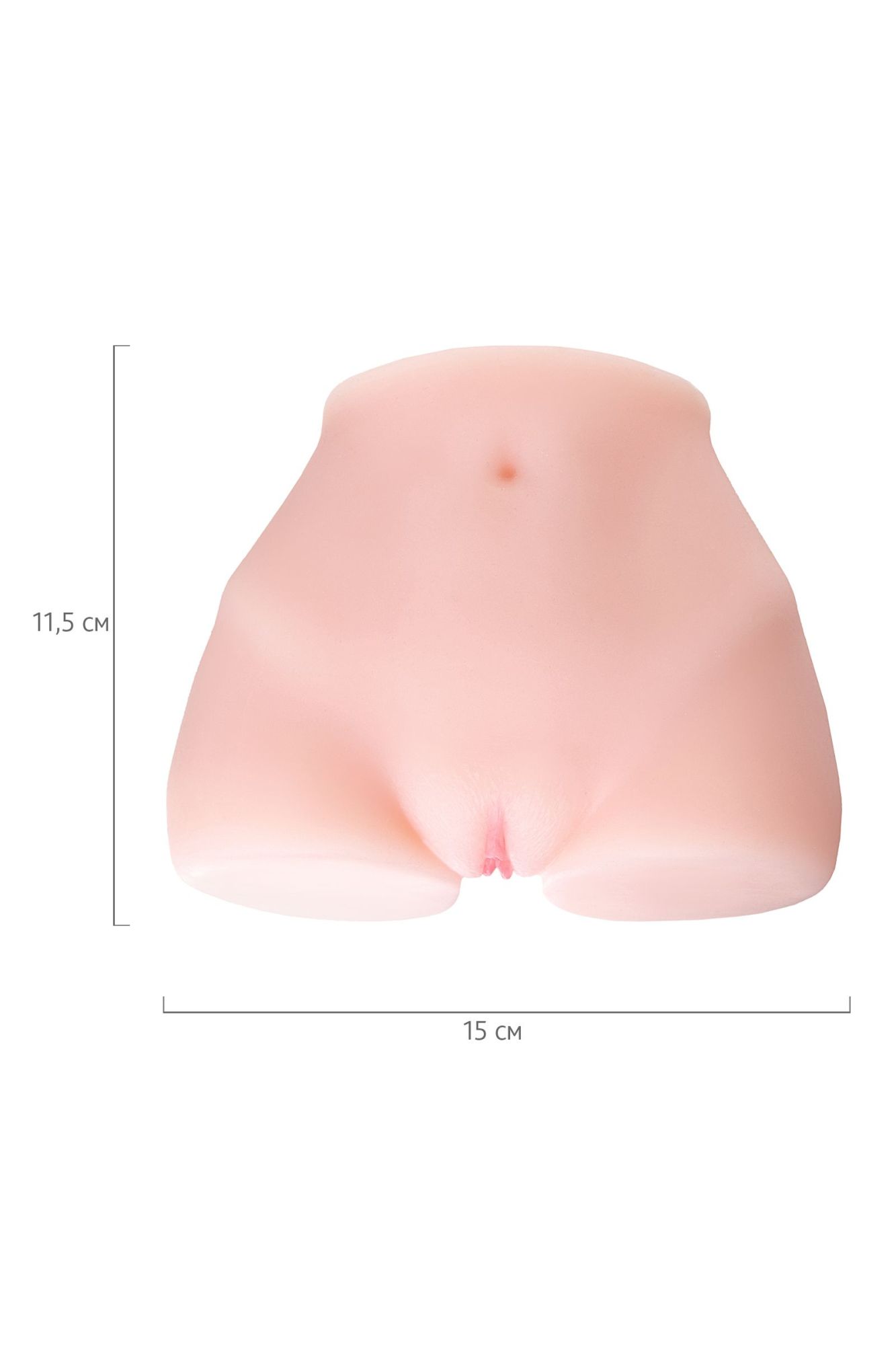 мастурбатор реалистичный toyfa juicy pussy brigitte, tpe, телесный в России
