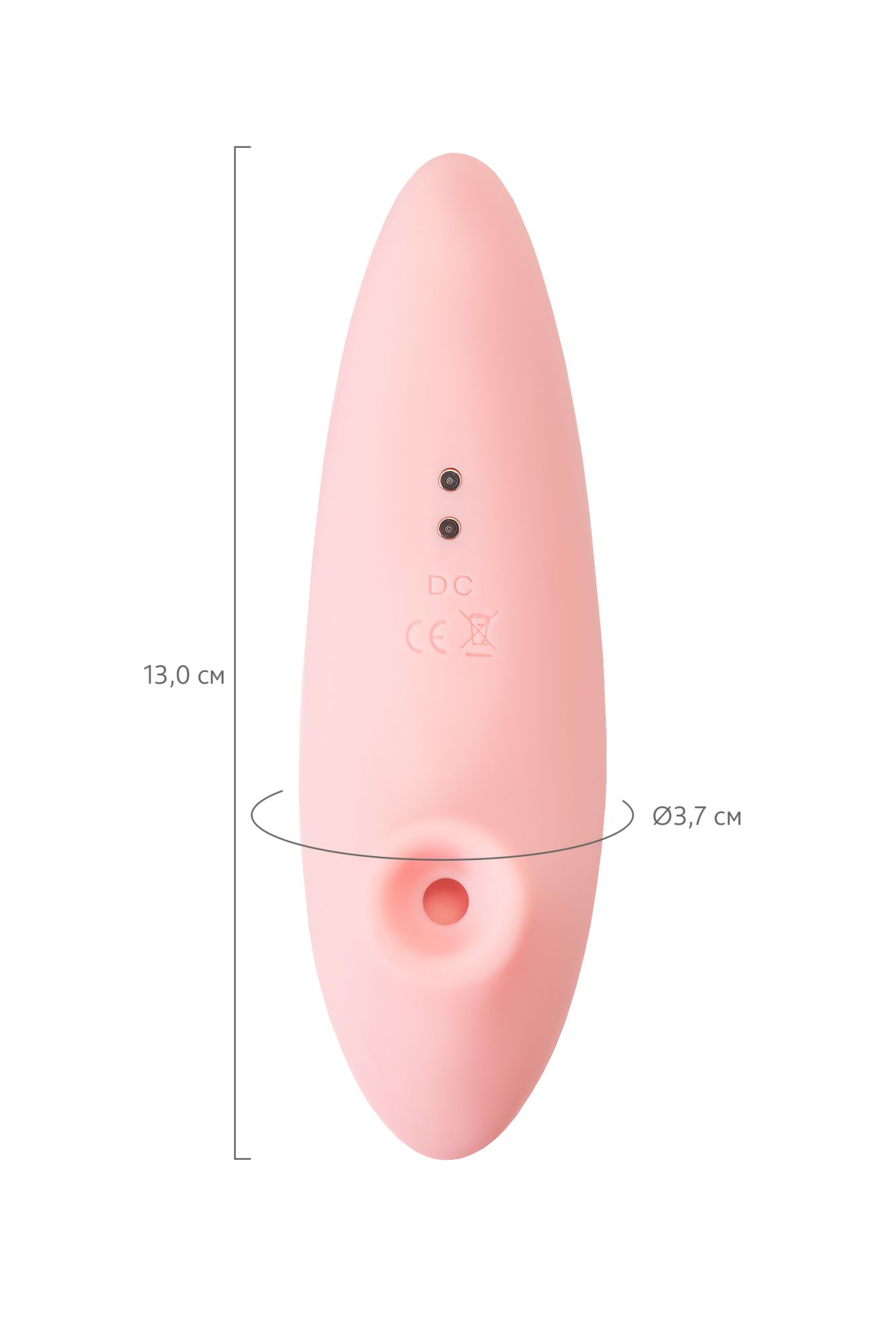 вакуумный стимулятор flovetta lily, силикон, розовый, 13 см в России