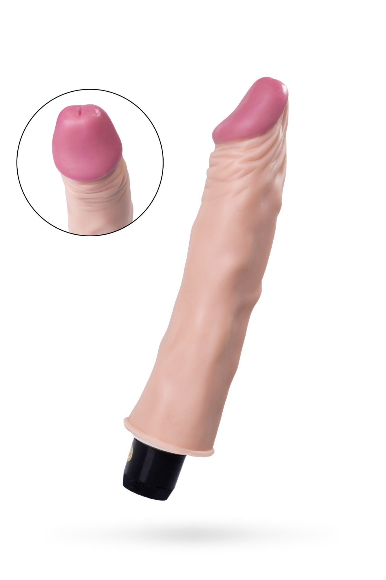 реалистичный вибратор toyfa  a-toys, pvc, телесный, 21 см в России
