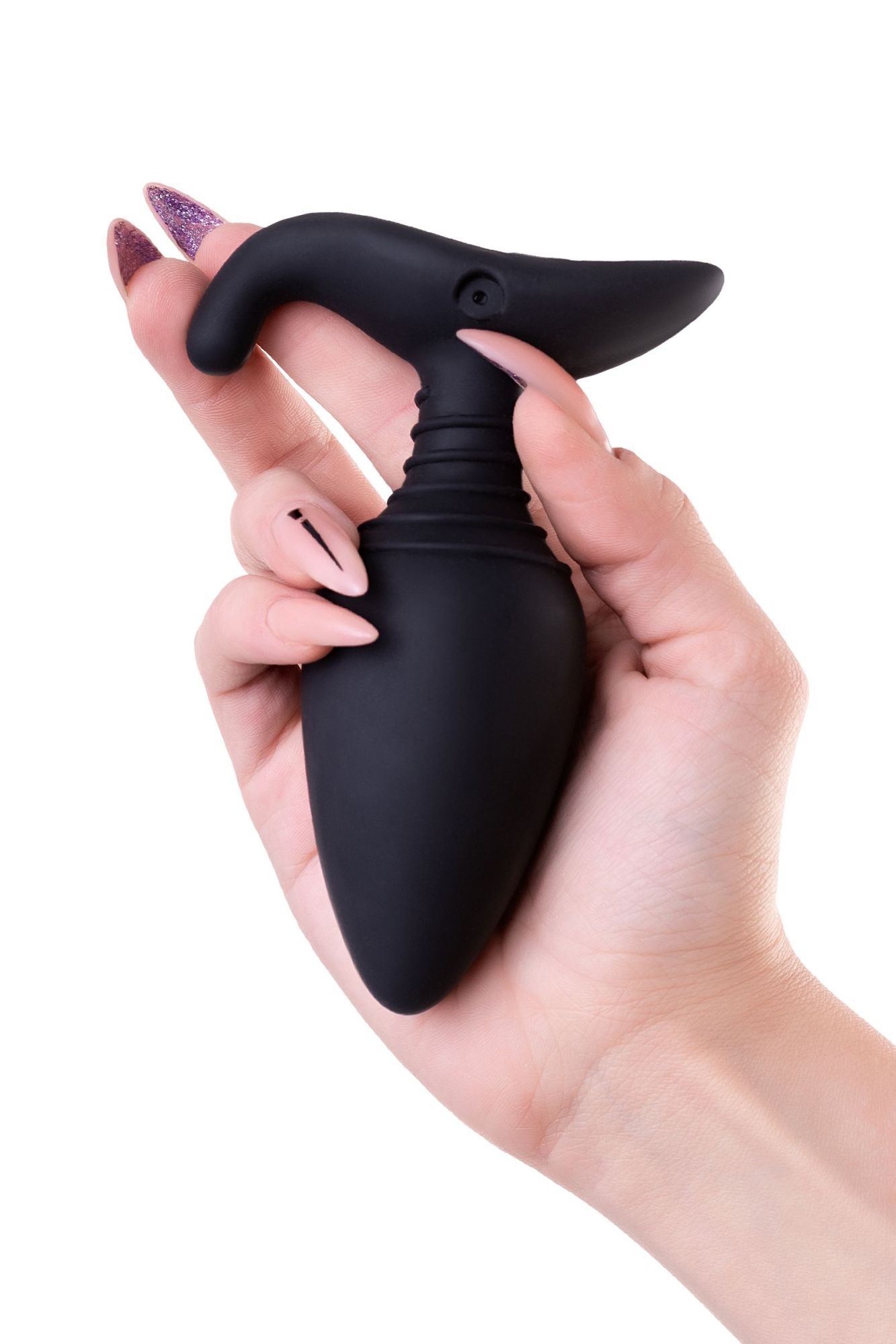 анальная втулка lovense hush (l), силикон, черная, 12,1 см в России