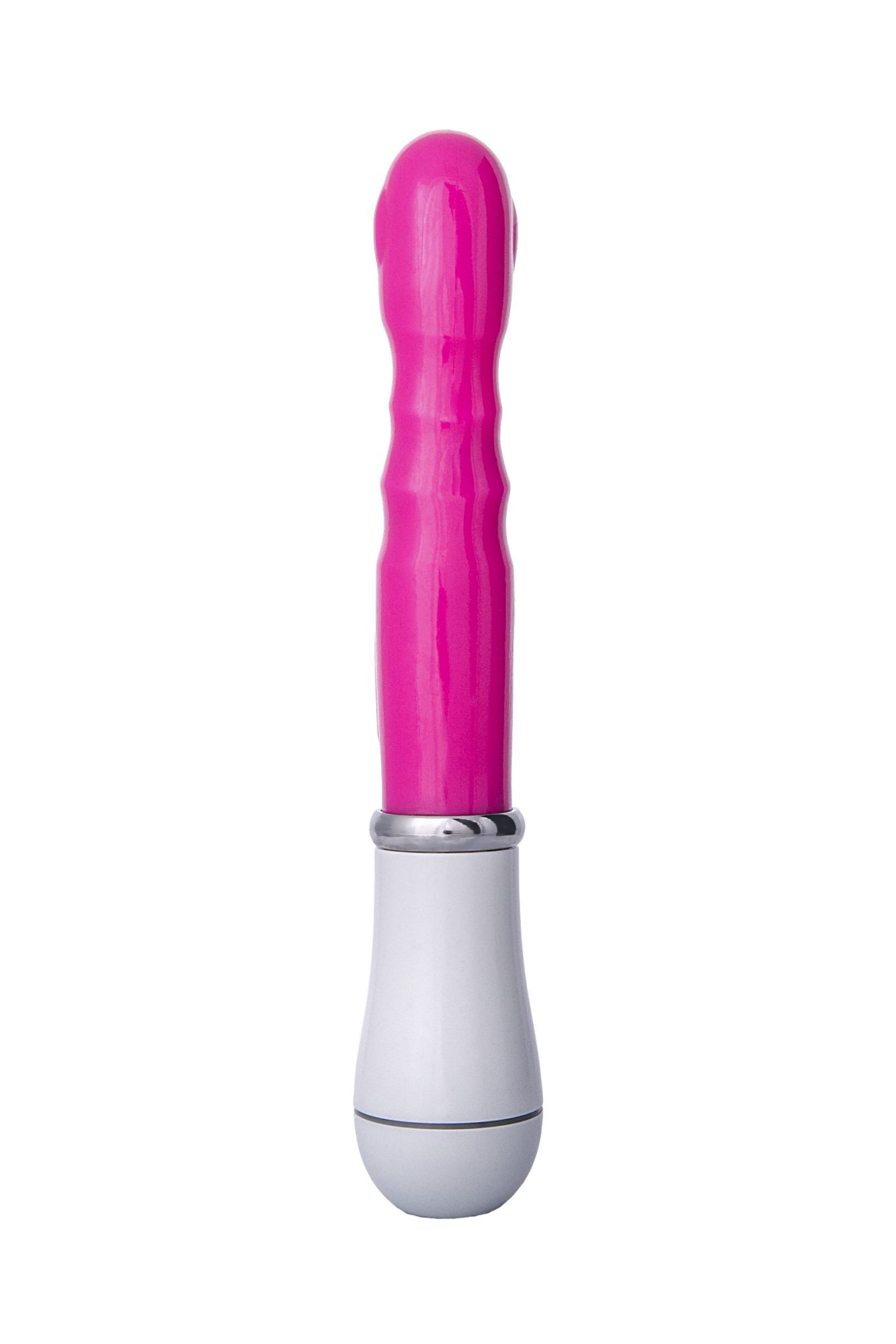вибратор с клиторальным стимулятором a-toys by toyfa, tpe, розовый, 20 см в России