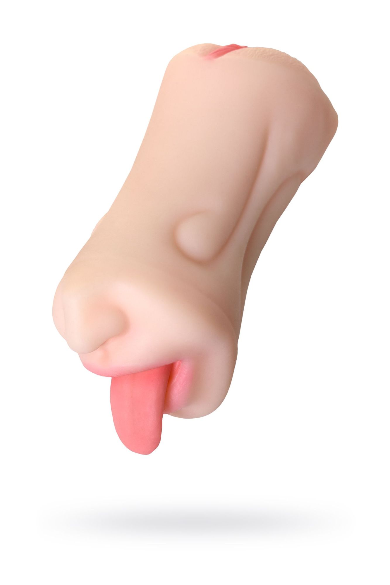мастурбатор реалистичный toyfa juicy pussy fruity tongue, рот и вагина, tpe, телесный,19 см в России