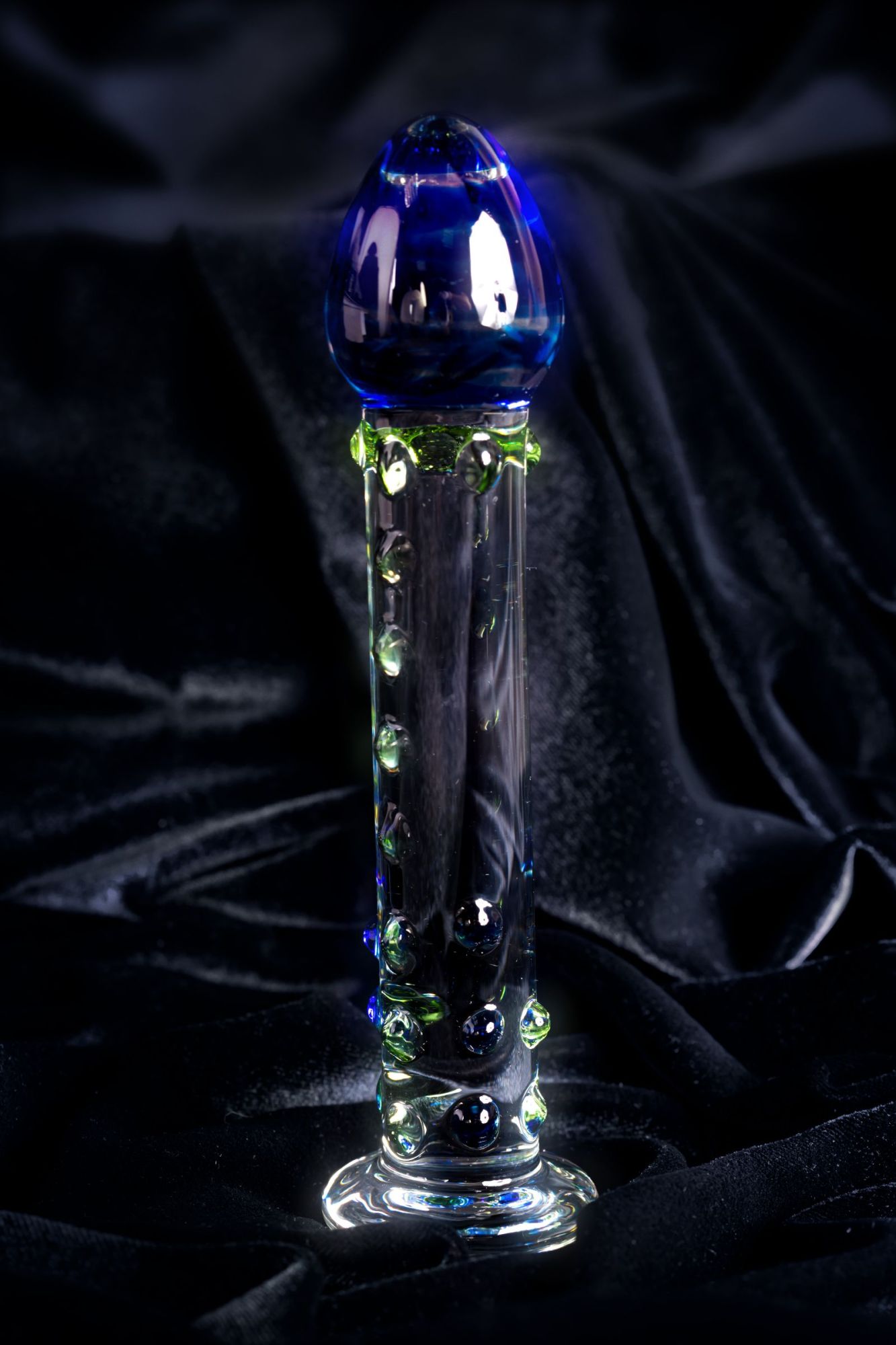 нереалистичный фаллоимитатор sexus glass, стекло, прозрачный, 18 см в России