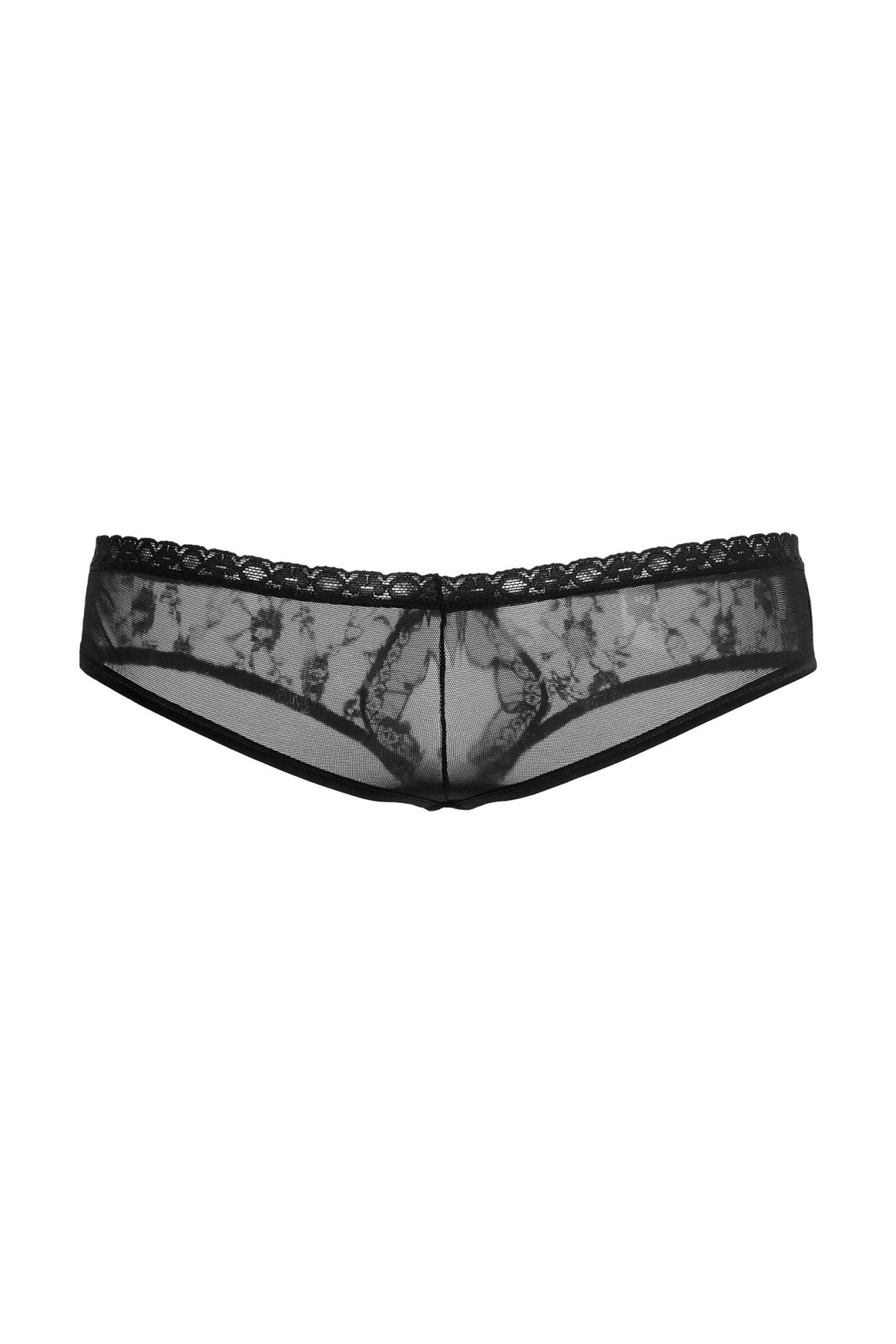 Эротическое трусики кружевные открытые softline collection, черный, s/m в России
