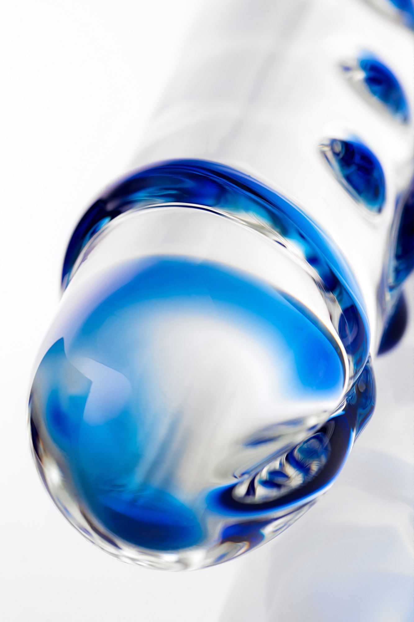 фаллоимитатор с двумя головками sexus glass, стекло, прозрачный, 20 см в России