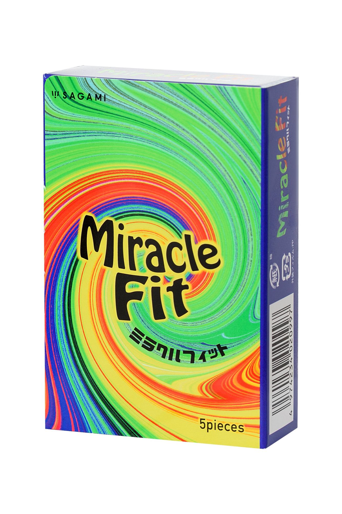 презервативы sagami, miracle fit, латекс, 18,5 см, 5,2 см, 5 шт. в России