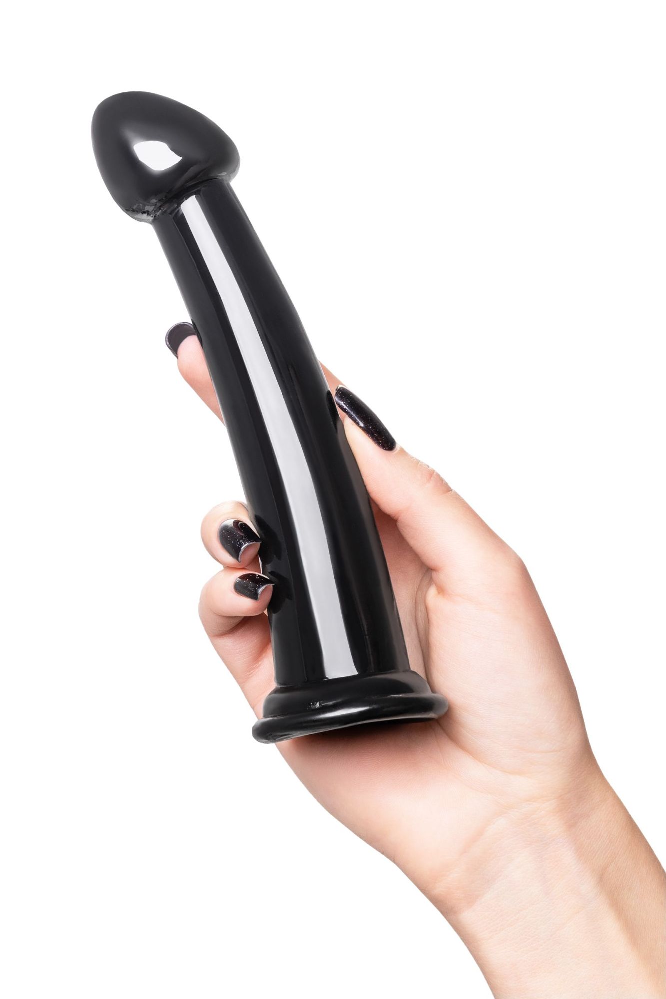 нереалистичный фаллоимитатор jelly dildo l toyfa basic, tpe, чёрный, 20 см в России