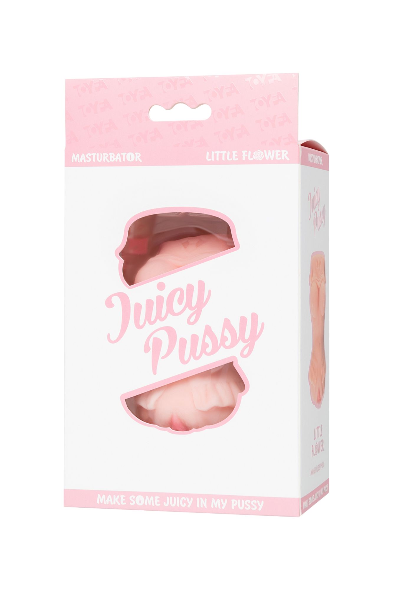 мастурбатор реалистичный toyfa juicy pussy little flower, tpe, телесный, 11,5 см в России