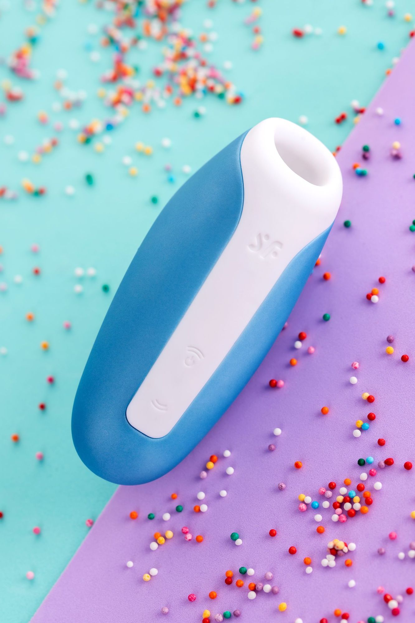 вакуум-волновой бесконтактный стимулятор клитора satisfyer love breeze, силикон, голубой, 9,5 см. в России