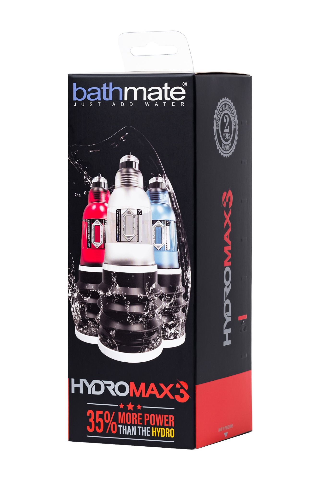 гидропомпа bathmate hydromax3, abs пластик, голубая в России