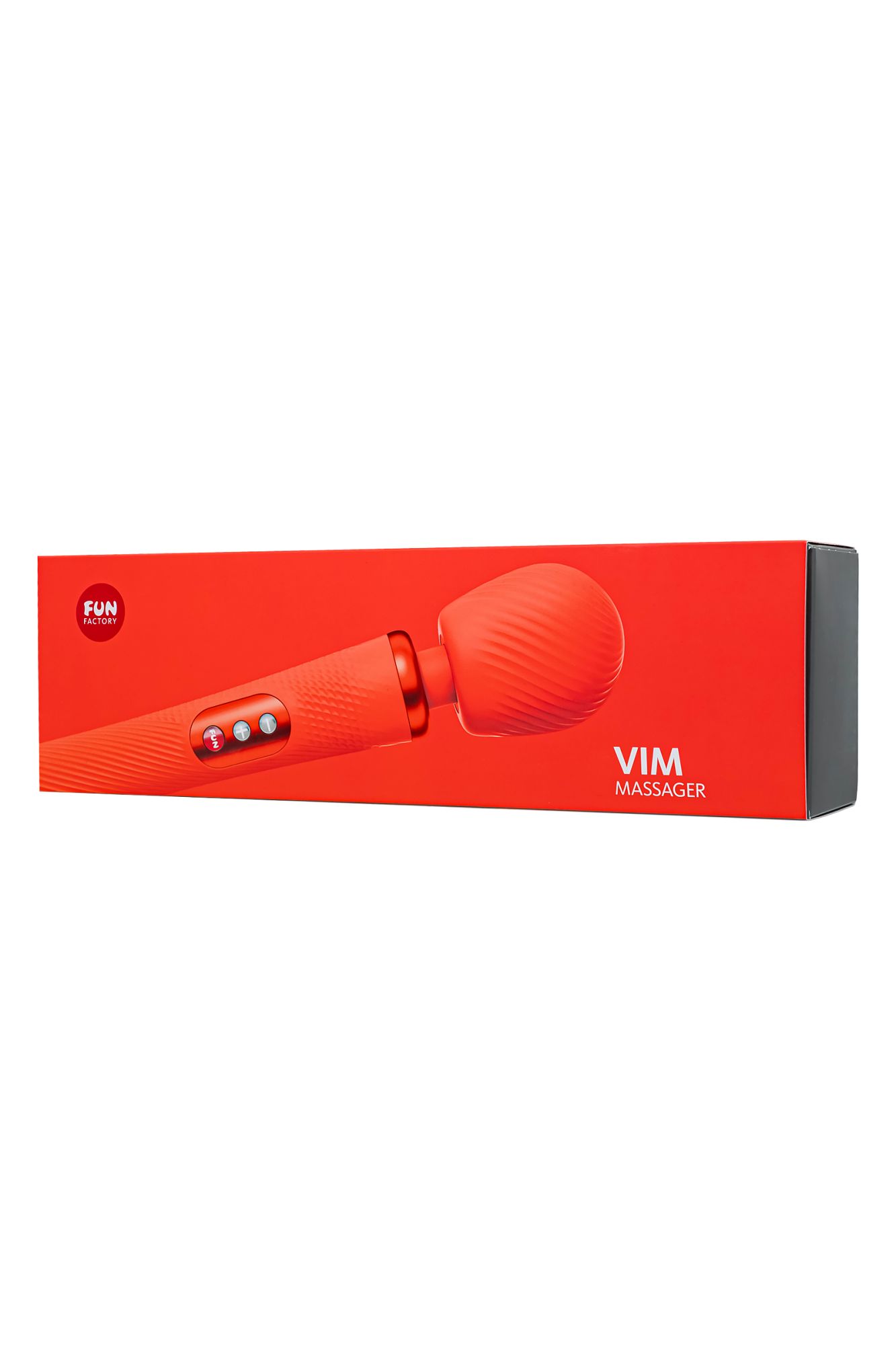 вибромассажер fun factory vim vibrating wand, силикон, оранжевый, 31,3 см в России