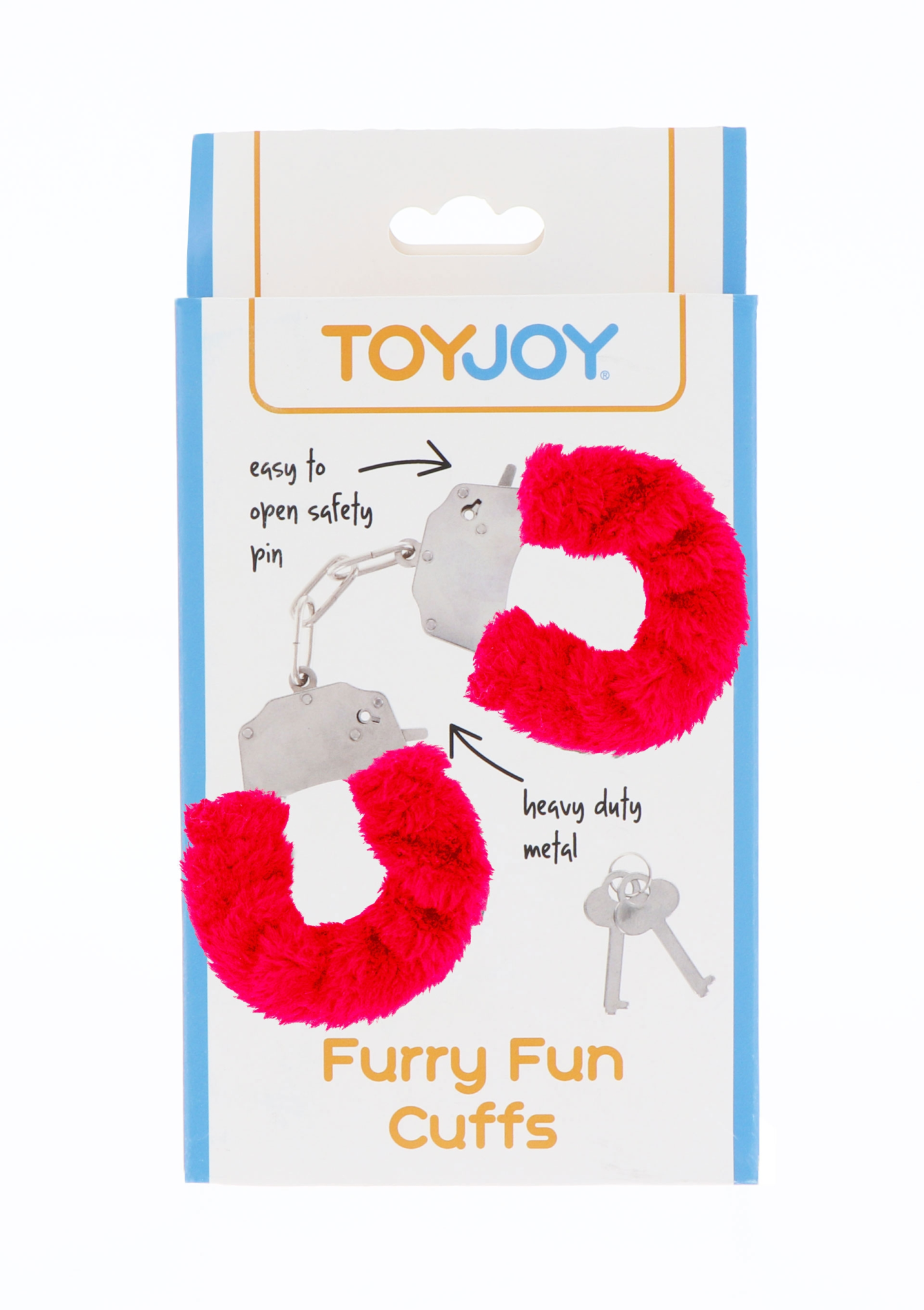 наручники furry fun cuffs с красным мехом в России