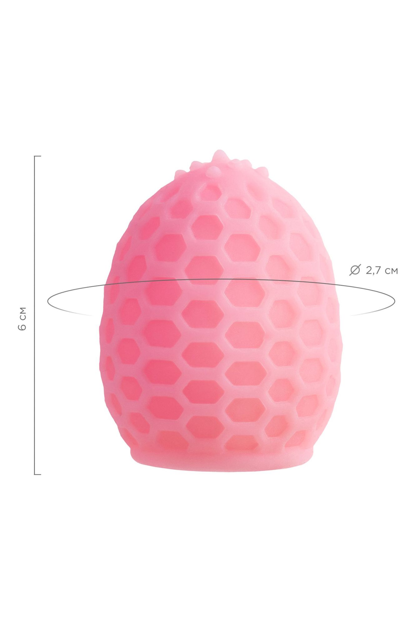 мастурбатор a-toys pufl, розовый, тре, 6 см ø 2,7 см в России