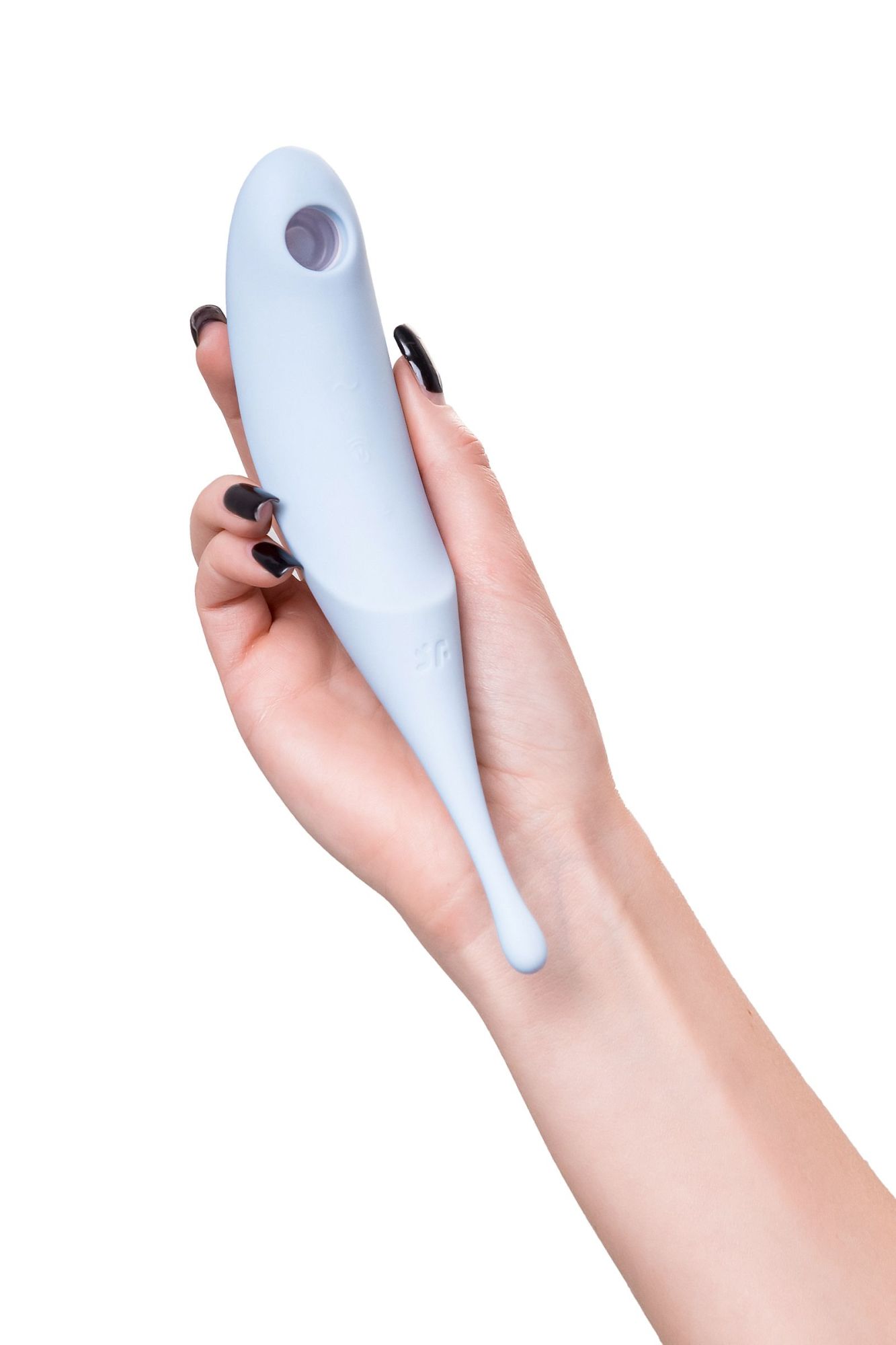 вакуум-волновой бесконтактный стимулятор клитора satisfyer twirling pro, силикон, голубой, 20 см в России
