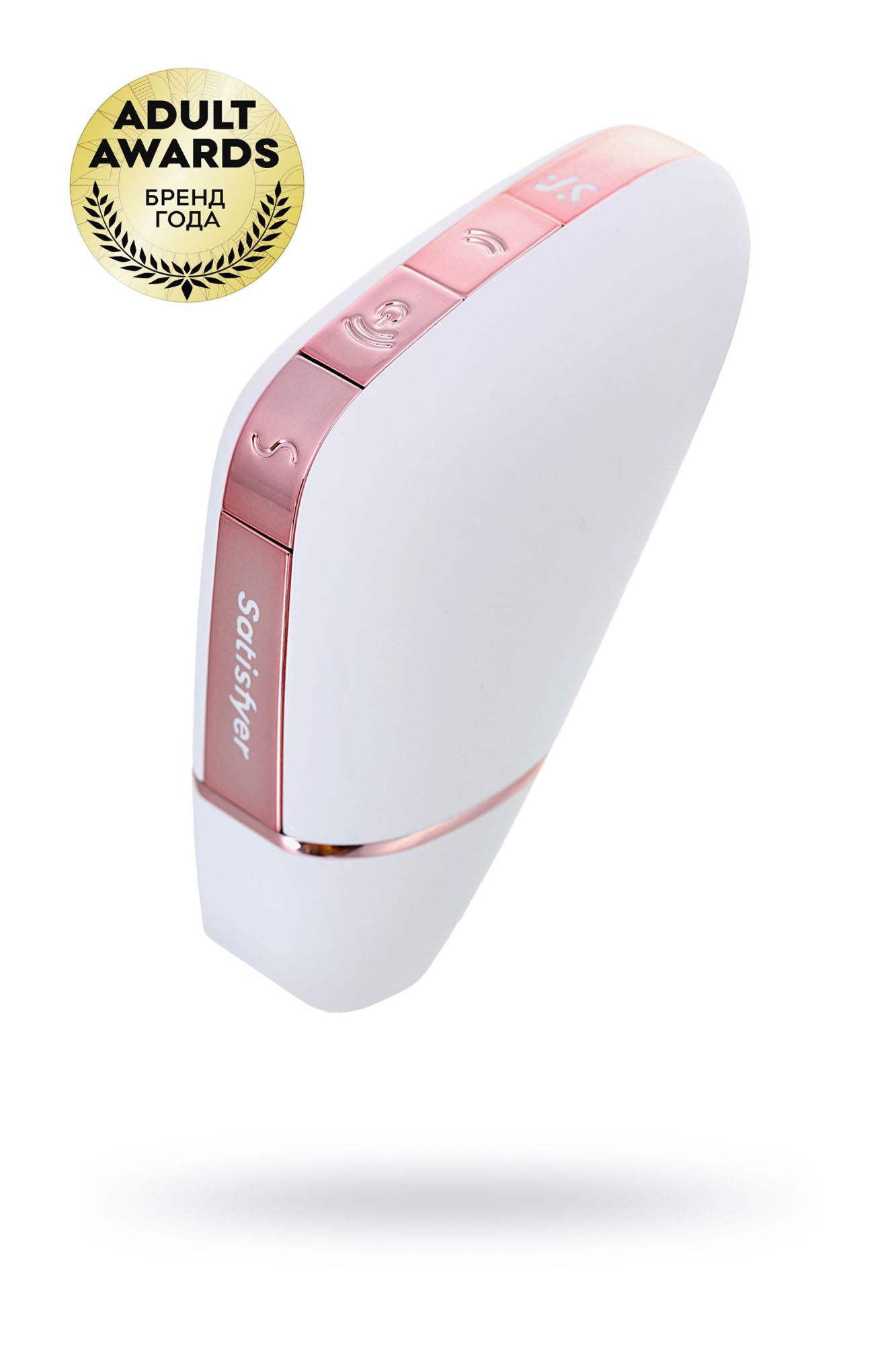 вакуум-волновой бесконтактный стимулятор клитора satisfyer love triangle, силикон, белый, 8,8 см. в России