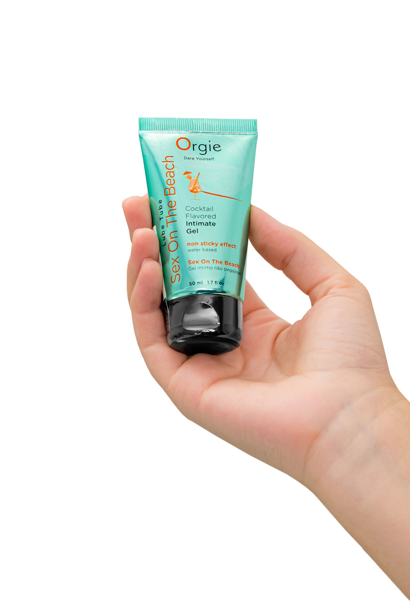 интимный гель orgie lube tube на водной основе, со вкусом коктейля секс на пляже, 50 мл в России