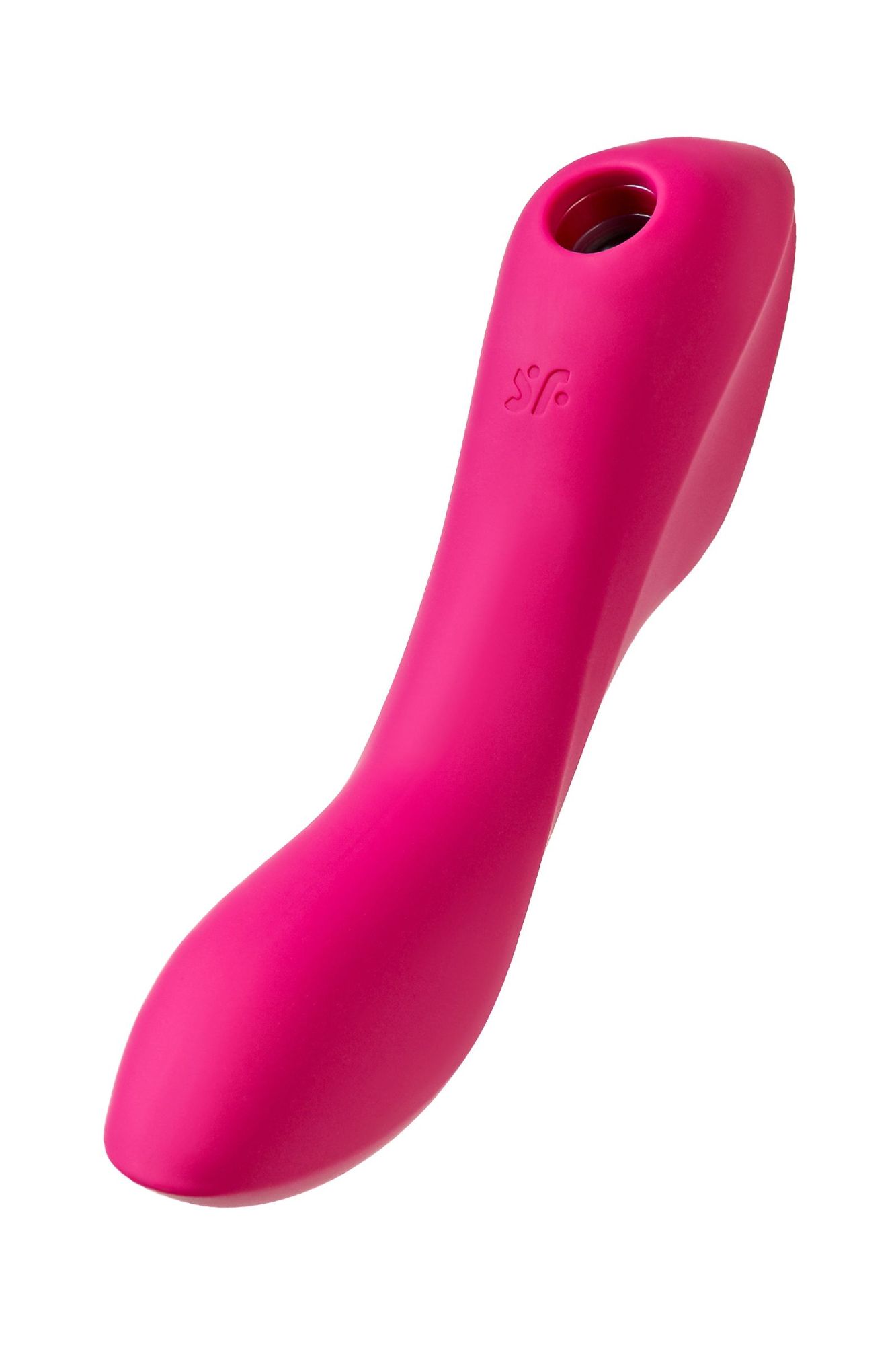 вакуум-волновой бесконтактный стимулятор клитора satisfyer curvy trinity 3, силикон, красный, 5,35см в России