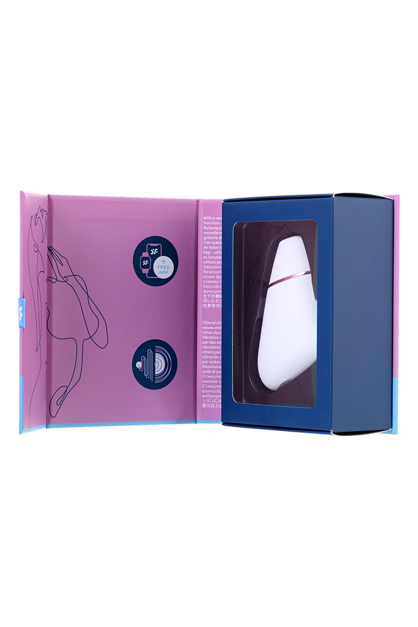вакуум-волновой бесконтактный стимулятор клитора satisfyer love triangle, силикон, белый, 8,8 см. в России