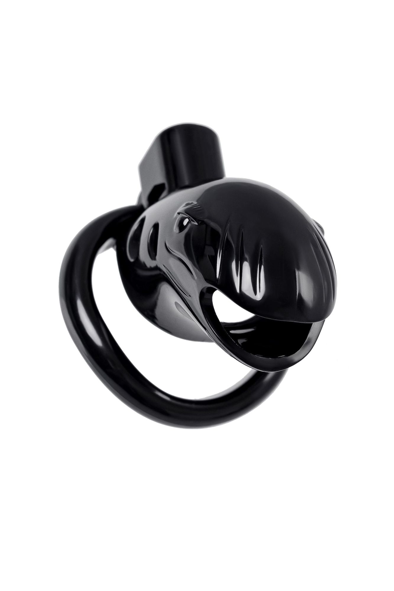пояс верности мужской black&red by toyfa, abs пластик, черный, 10 см в России