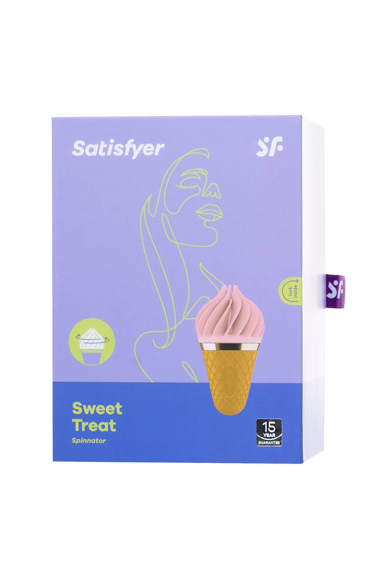 вибромассажер satisfyer layons sweet treat , силикон, розовый, 10,4 см. в России