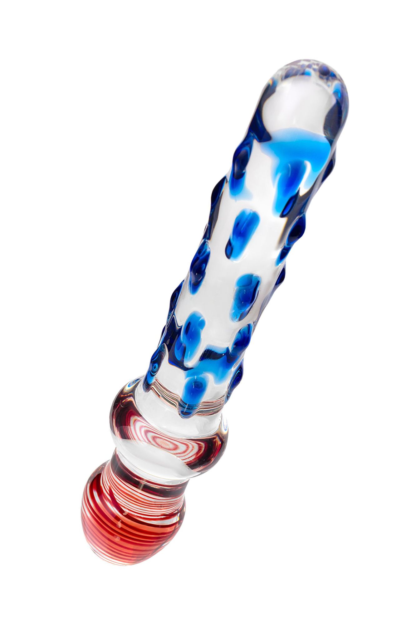 двусторонний фаллоимитатор sexus glass, стекло, прозрачный, 20 см в России