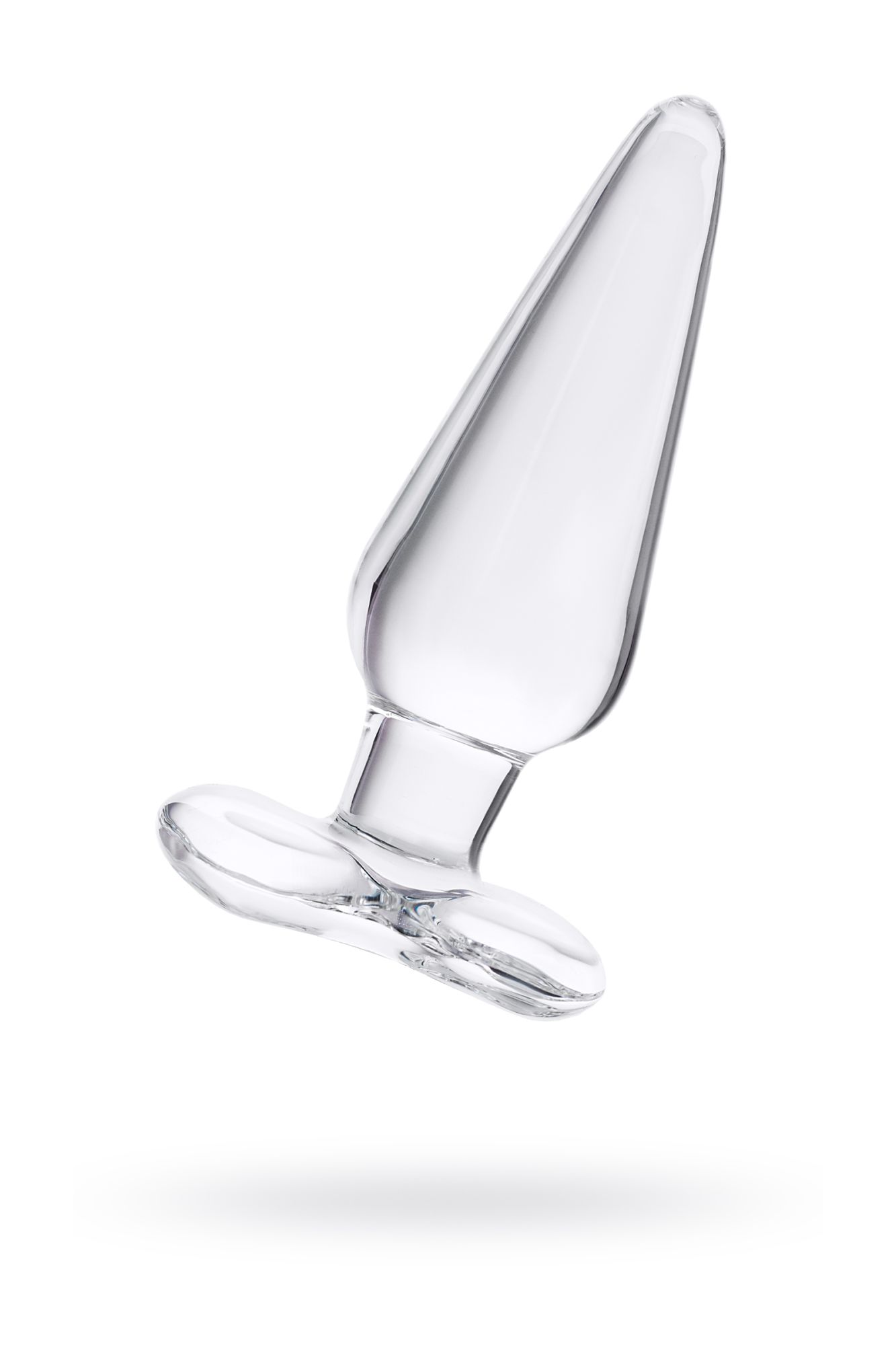 анальная втулка sexus glass, стекло, прозрачная, 11,5 см, ø 3,5 см в России